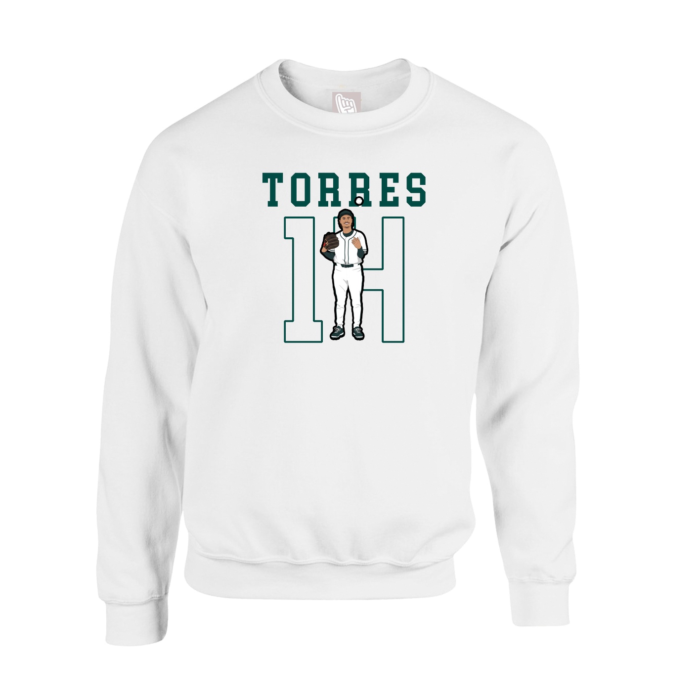 Fleece Crew — Shirsey in White