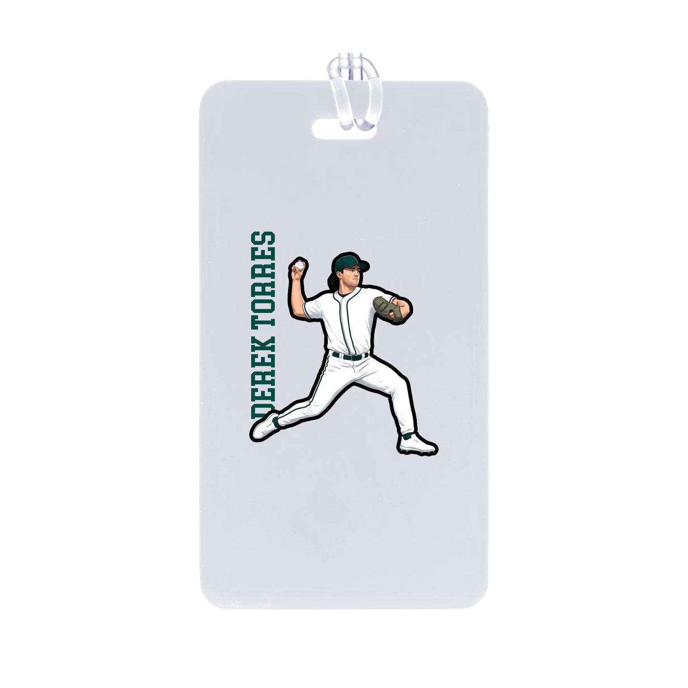 Bag Tag — Name Vertical in Classic