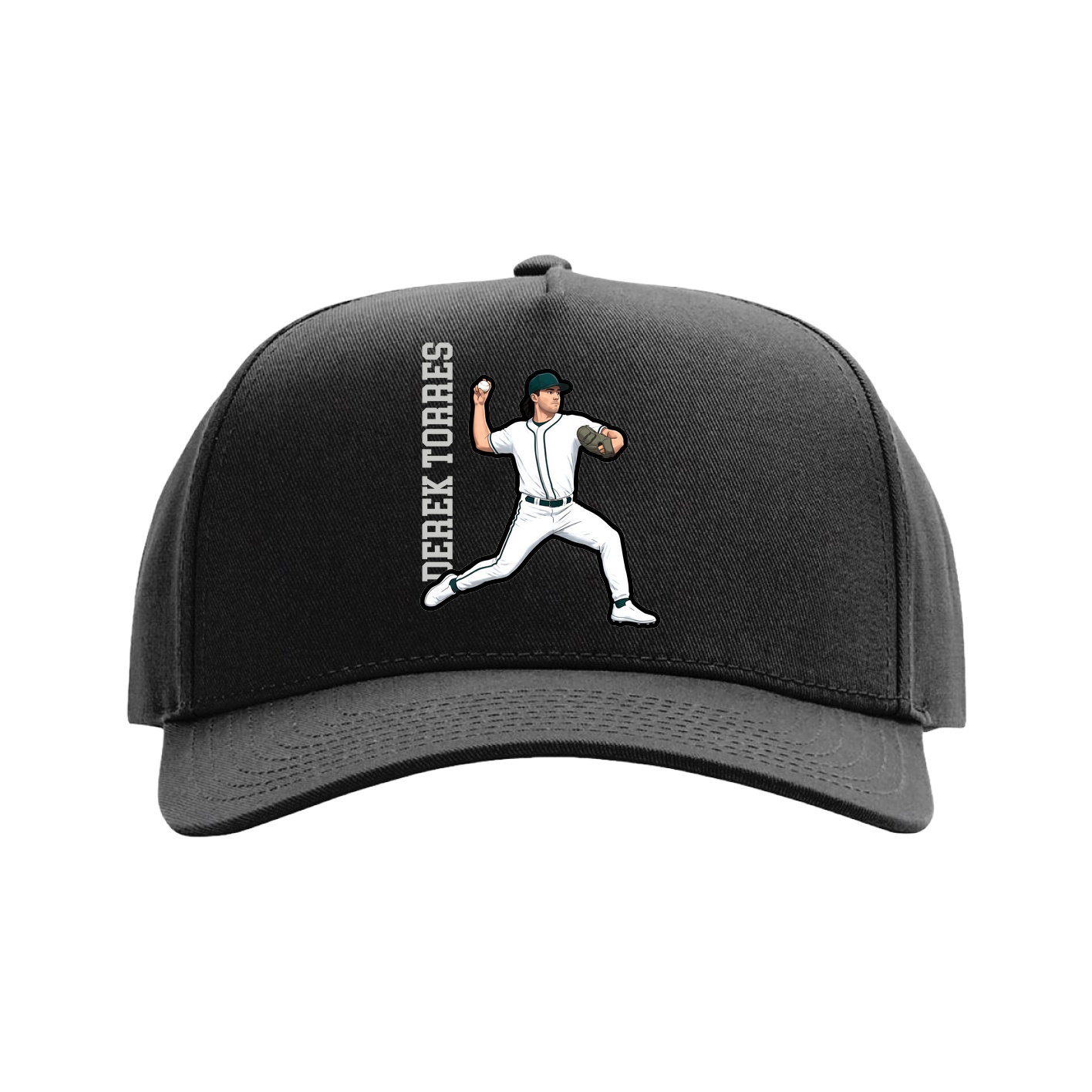 Full Fabric Five-Panel Champ Cap