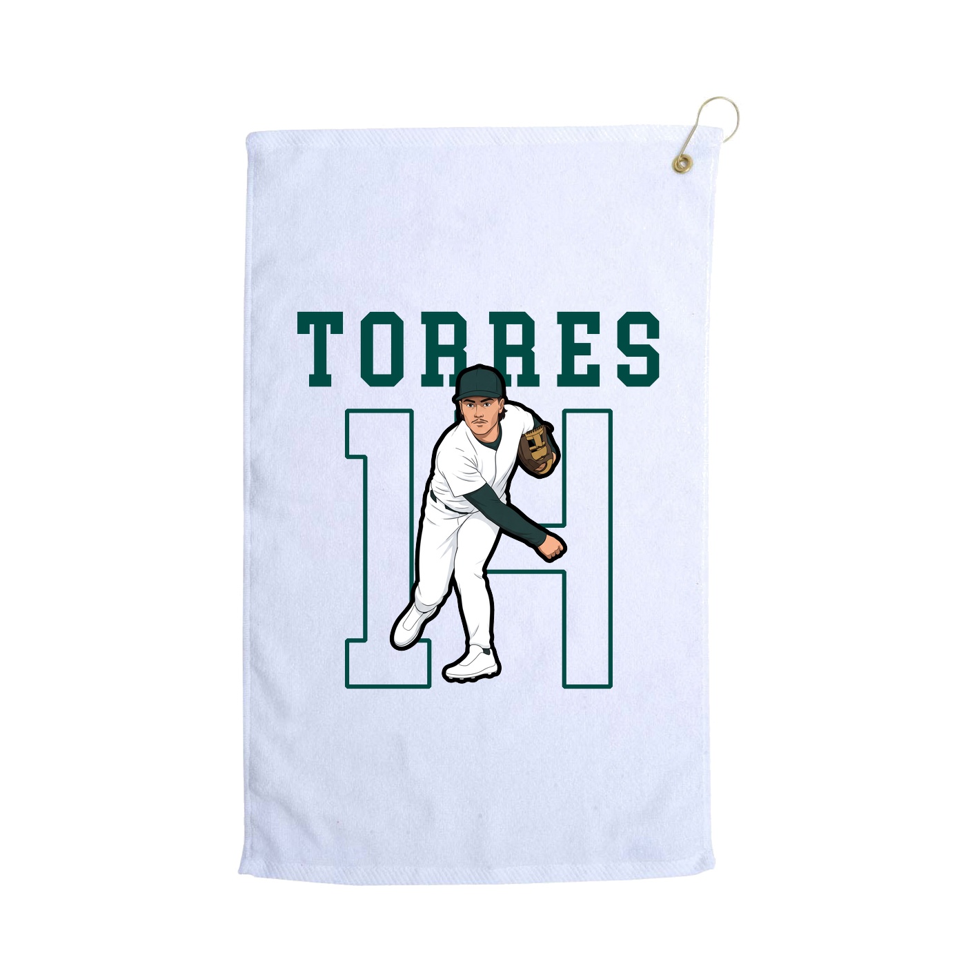 Golf Towel — Shirsey in White