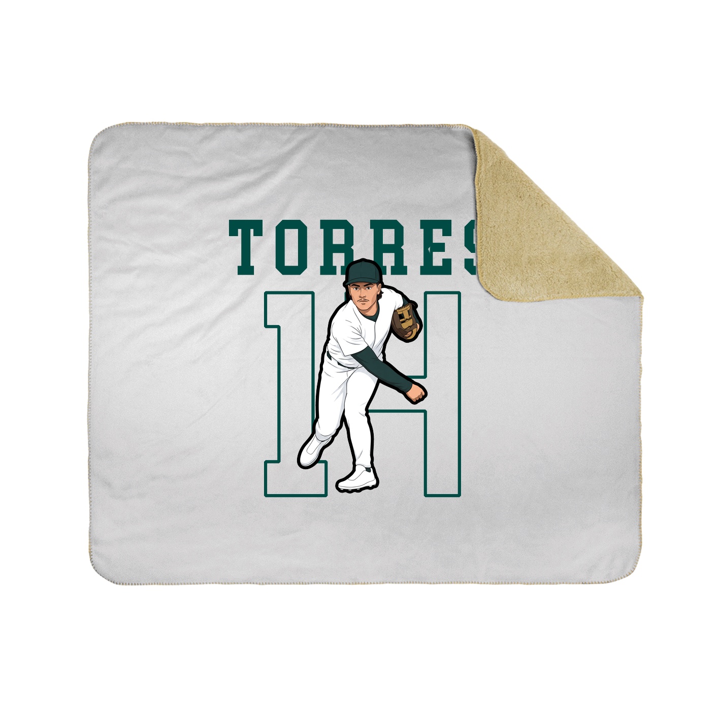 50x60 Sherpa Lined Throw Blanket