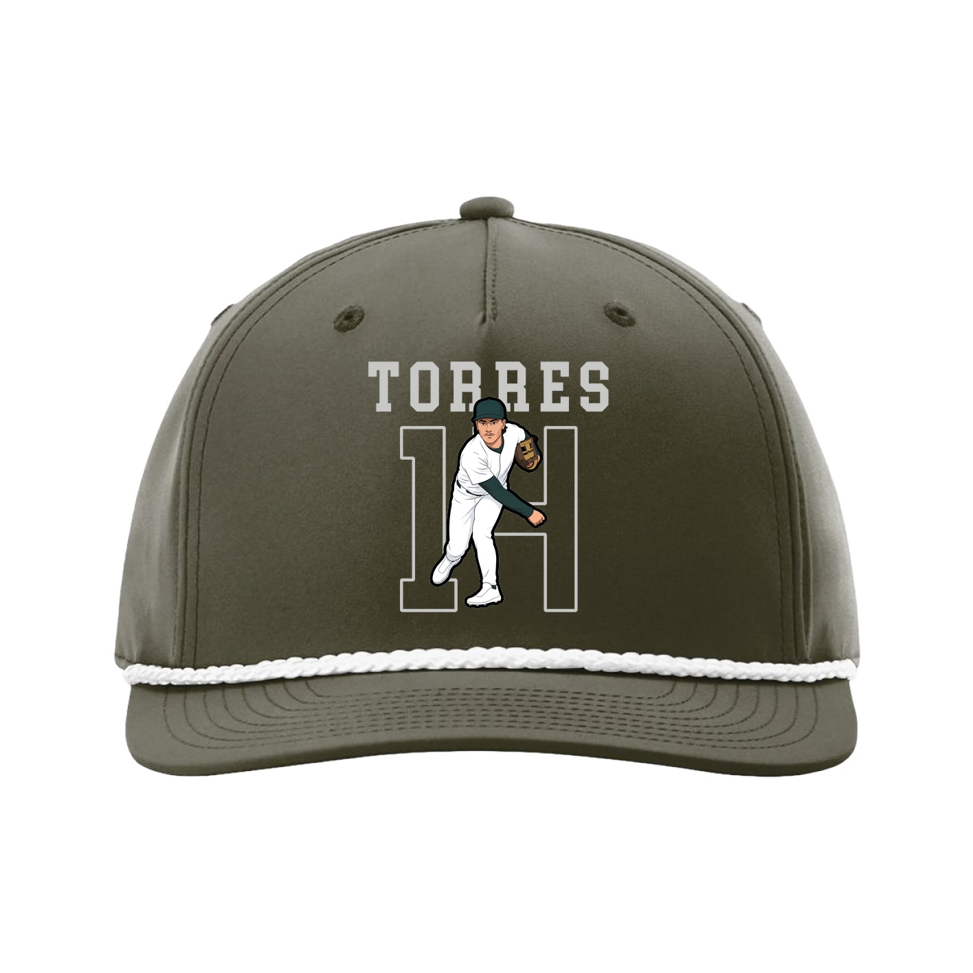 Five-Panel Classic Rope Cap — Shirsey in Green
