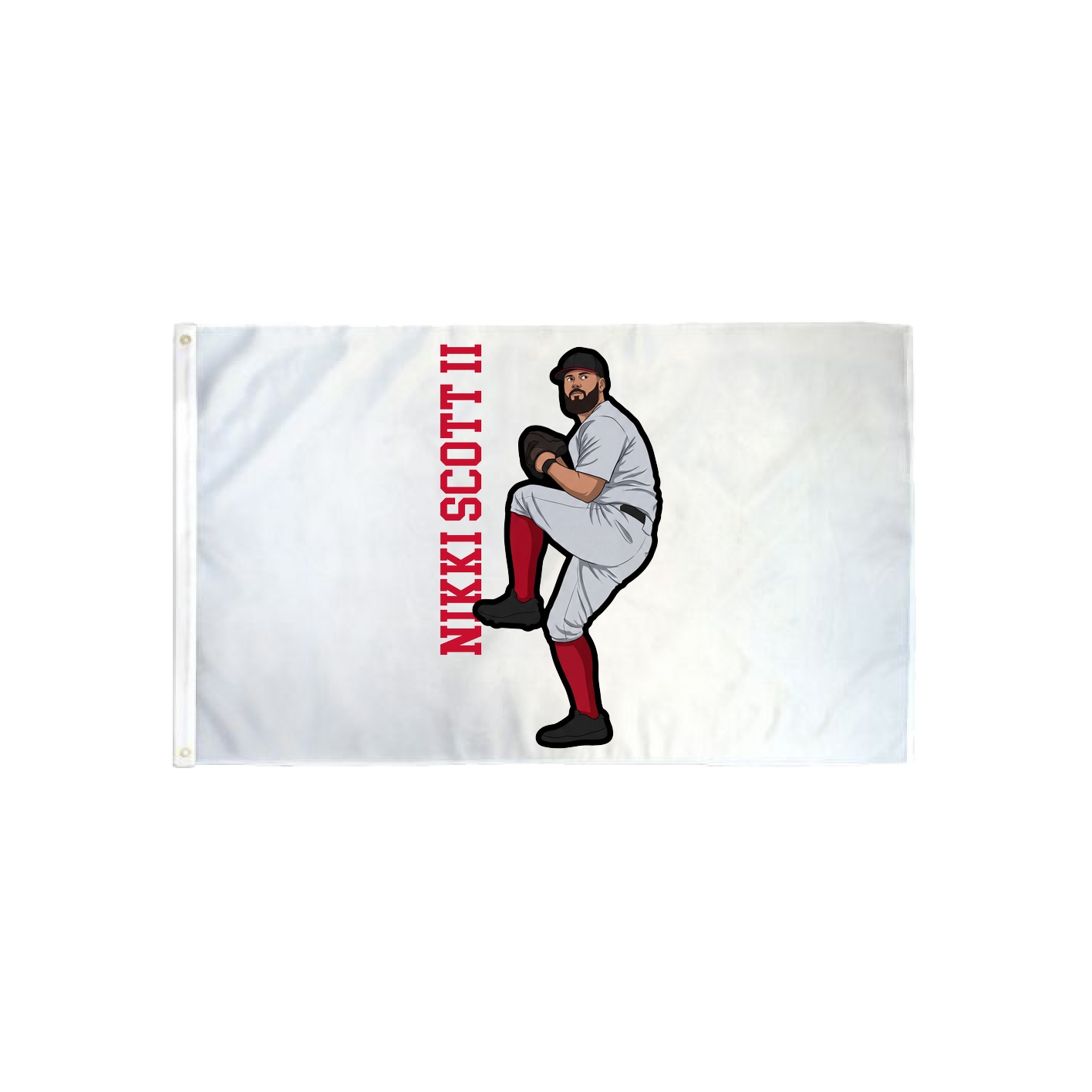 3x5 Flag — Name Vertical in Classic
