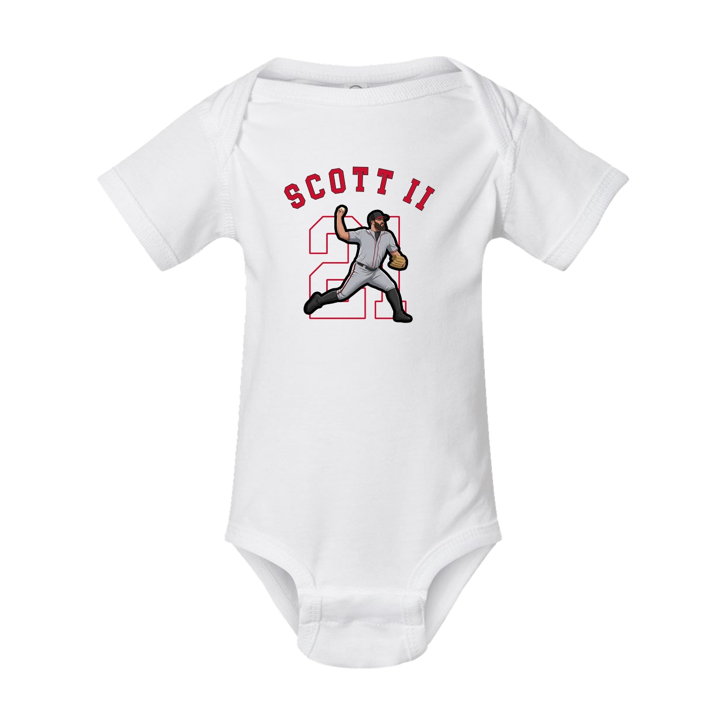 Baby Onesie — Shirsey Arch in White