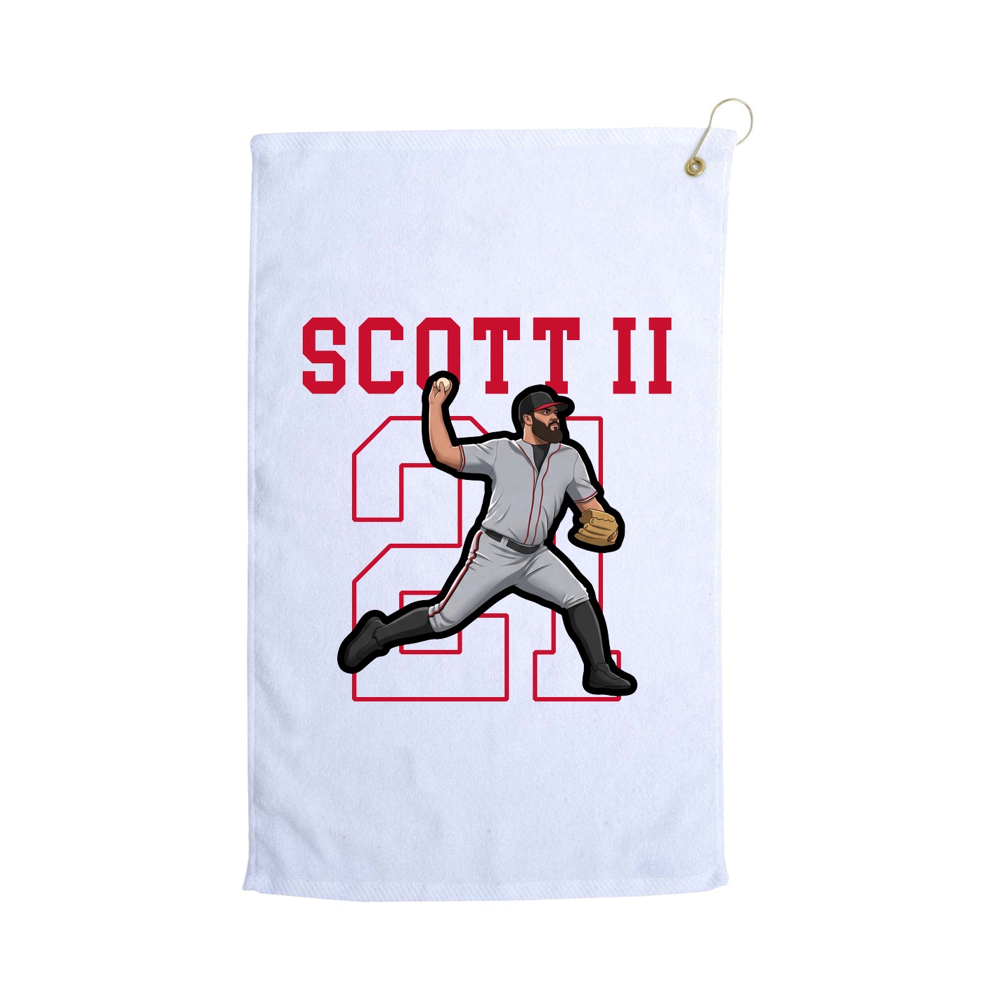 Golf Towel — Shirsey in White
