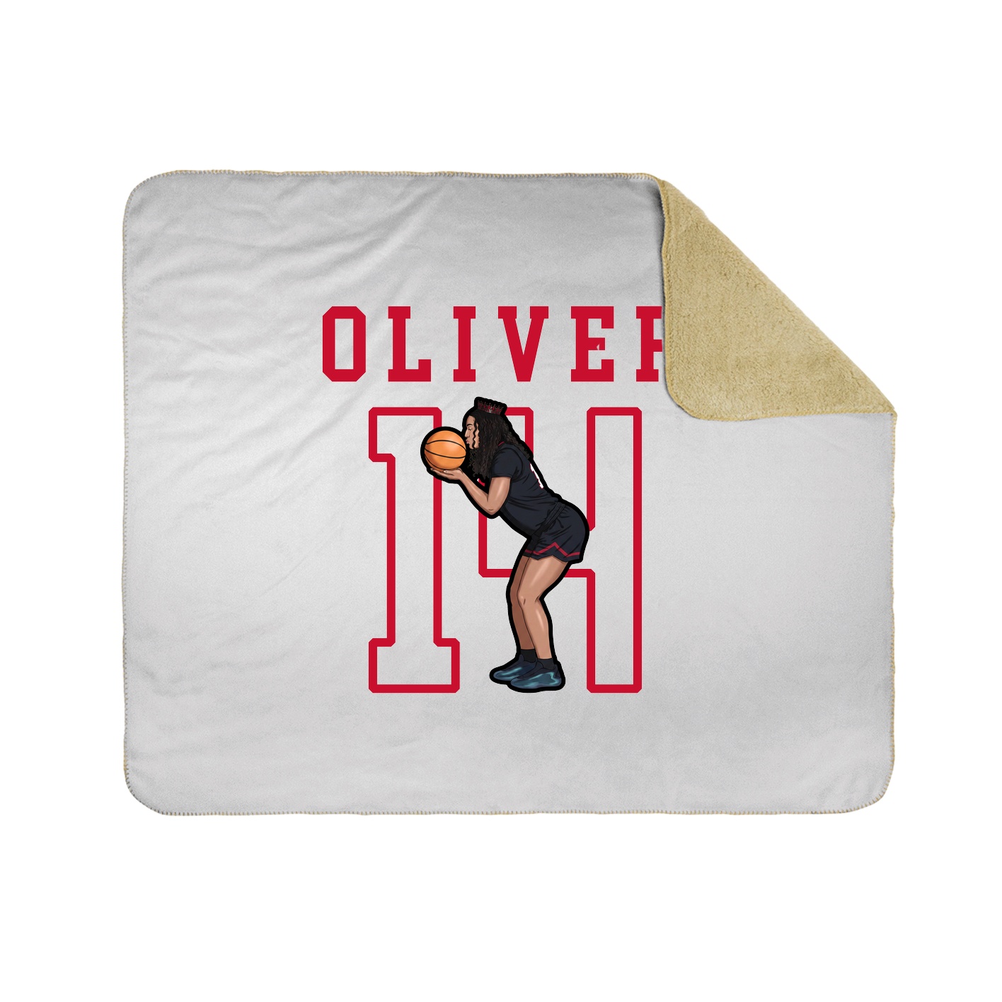Throw Blanket — Shirsey in White