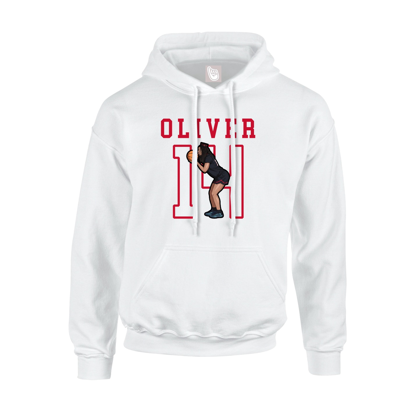 Youth Hoodie — Shirsey in White