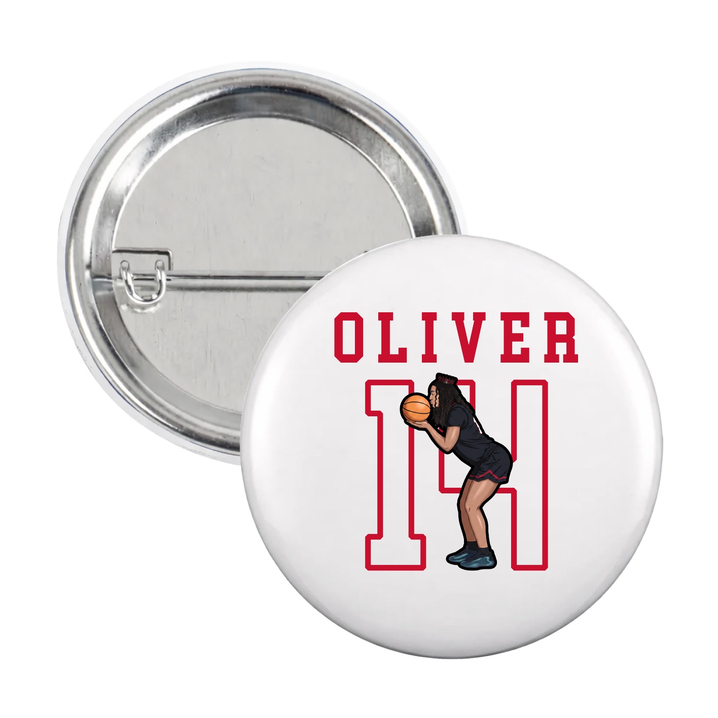 Game Day Button — Shirsey in White