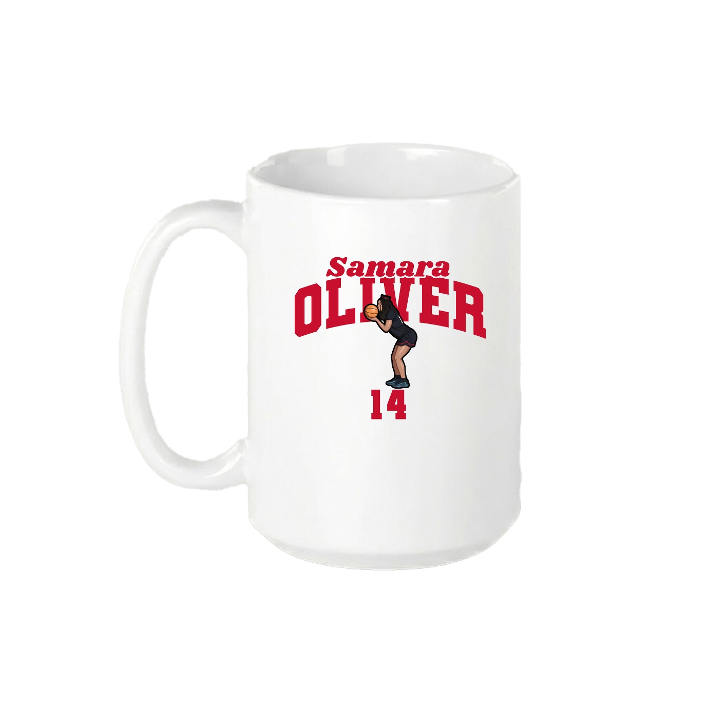 15oz Coffee Mug — Signature Arch in White