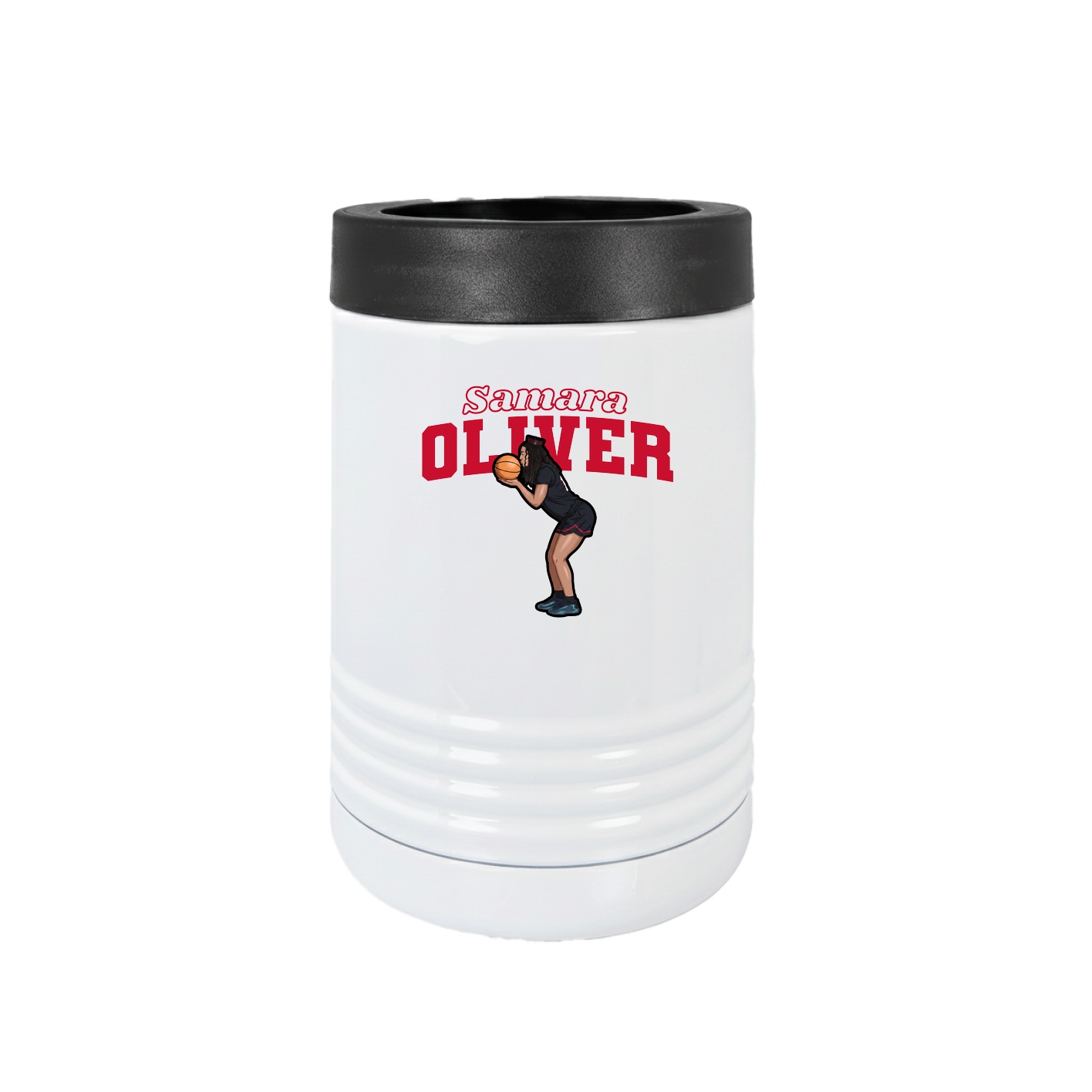 Beverage Holder — Name Arch in White