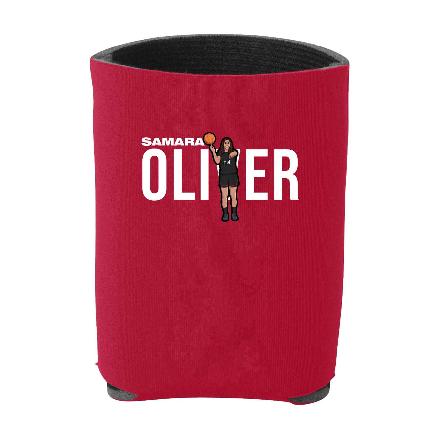 Can Holder — Player Name in Red