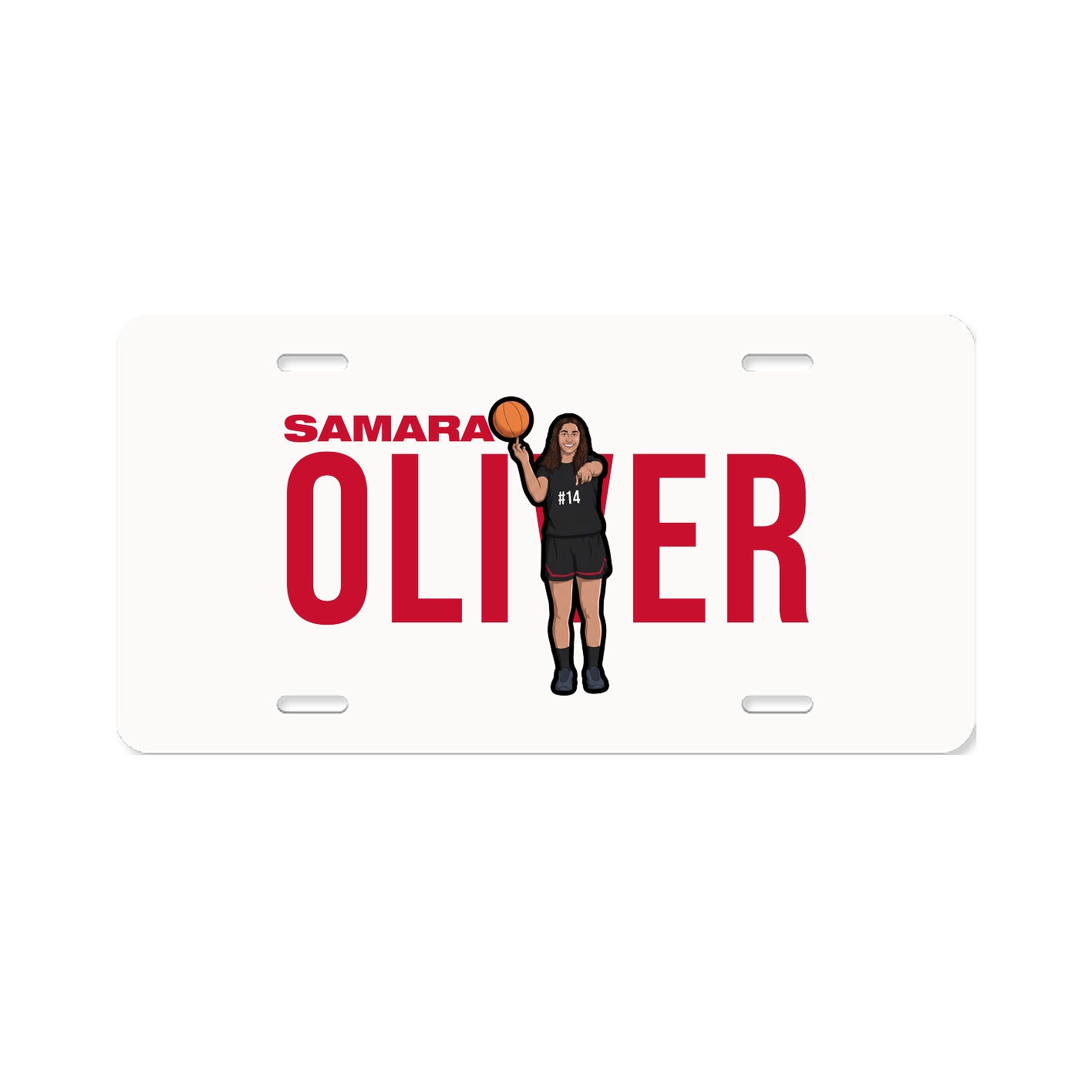 License Plate — Player Name in Classic