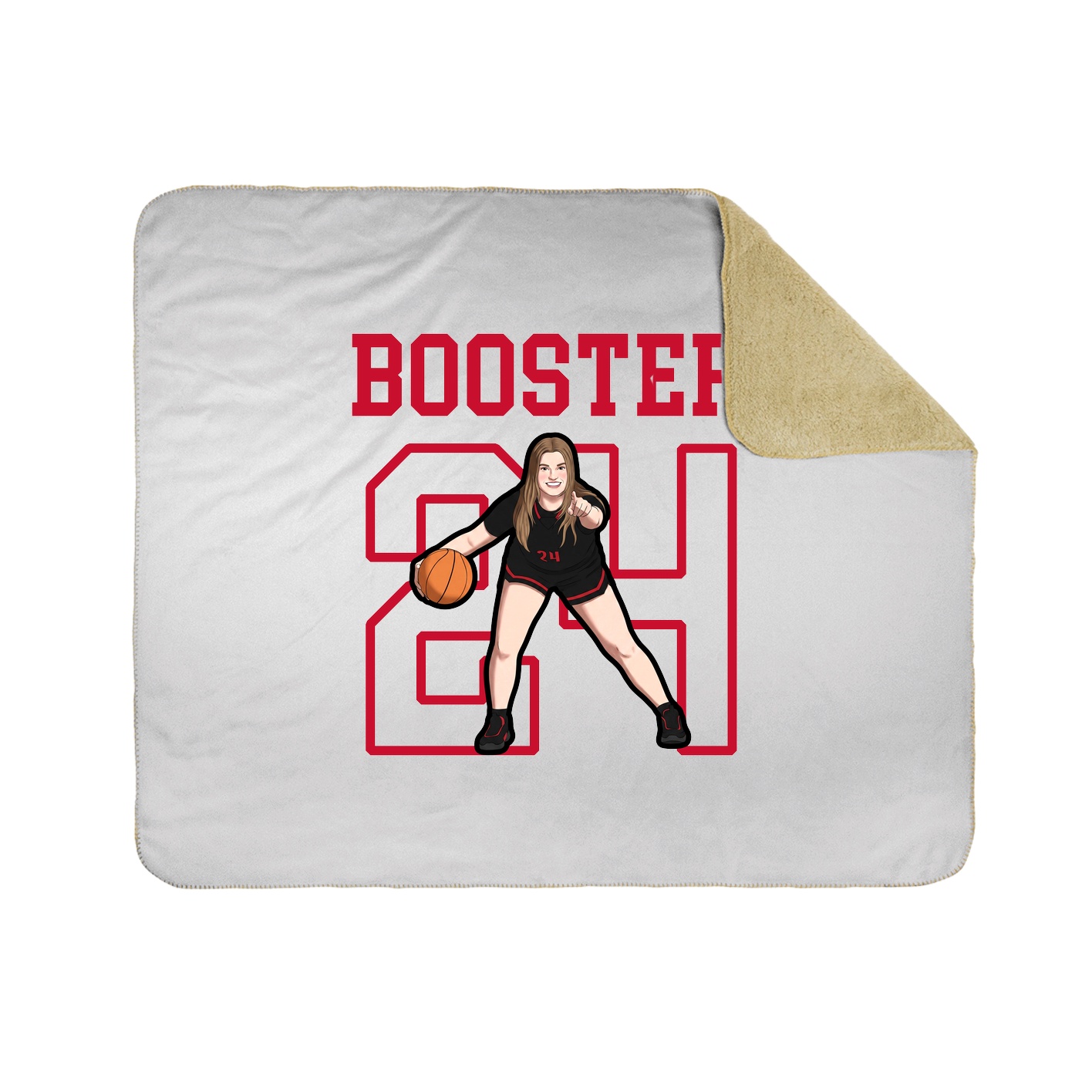 Throw Blanket — Shirsey in White