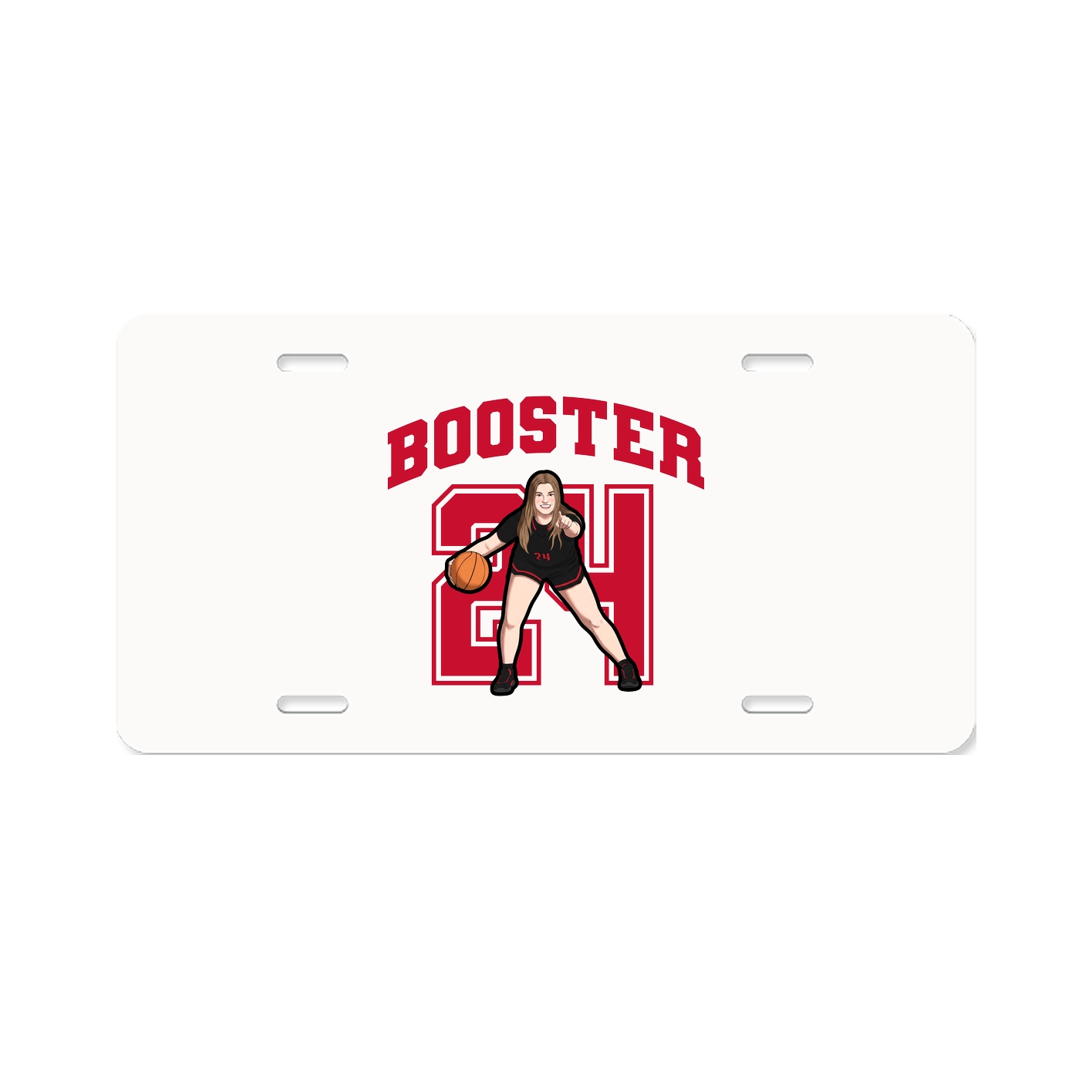 License Plate — Number in Classic