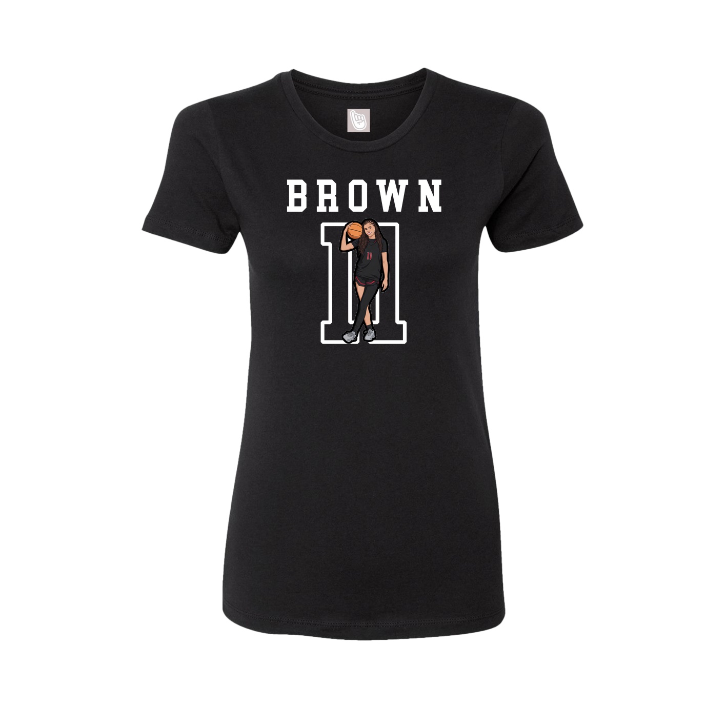 Fitted Women's Tee — Shirsey in Black
