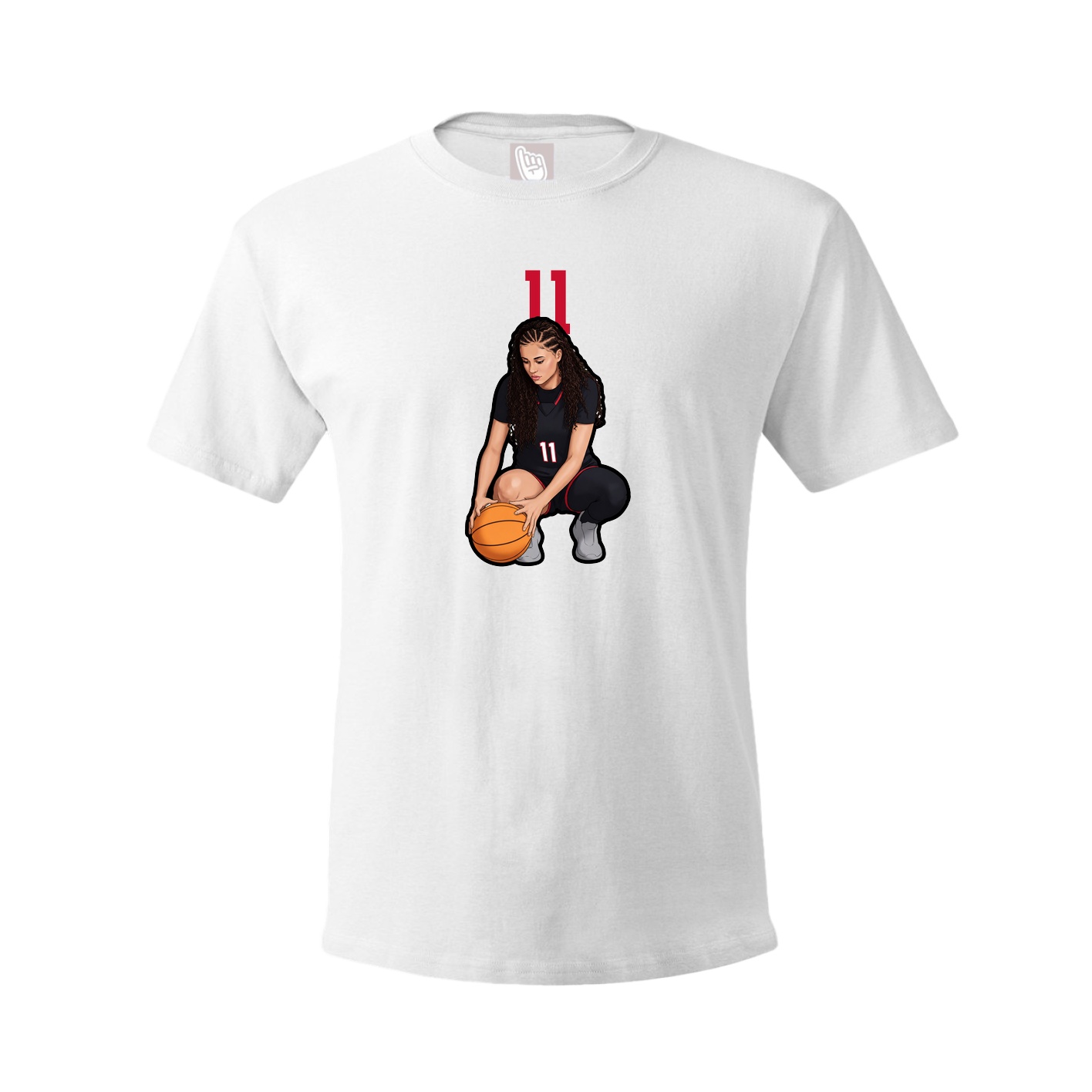 Tee — Number Top in White