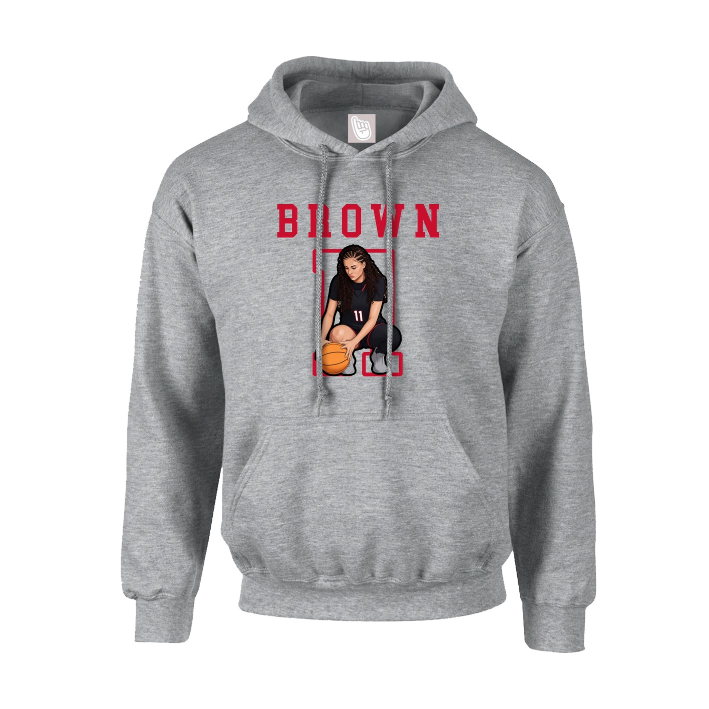 Hoodie — Shirsey in Grey