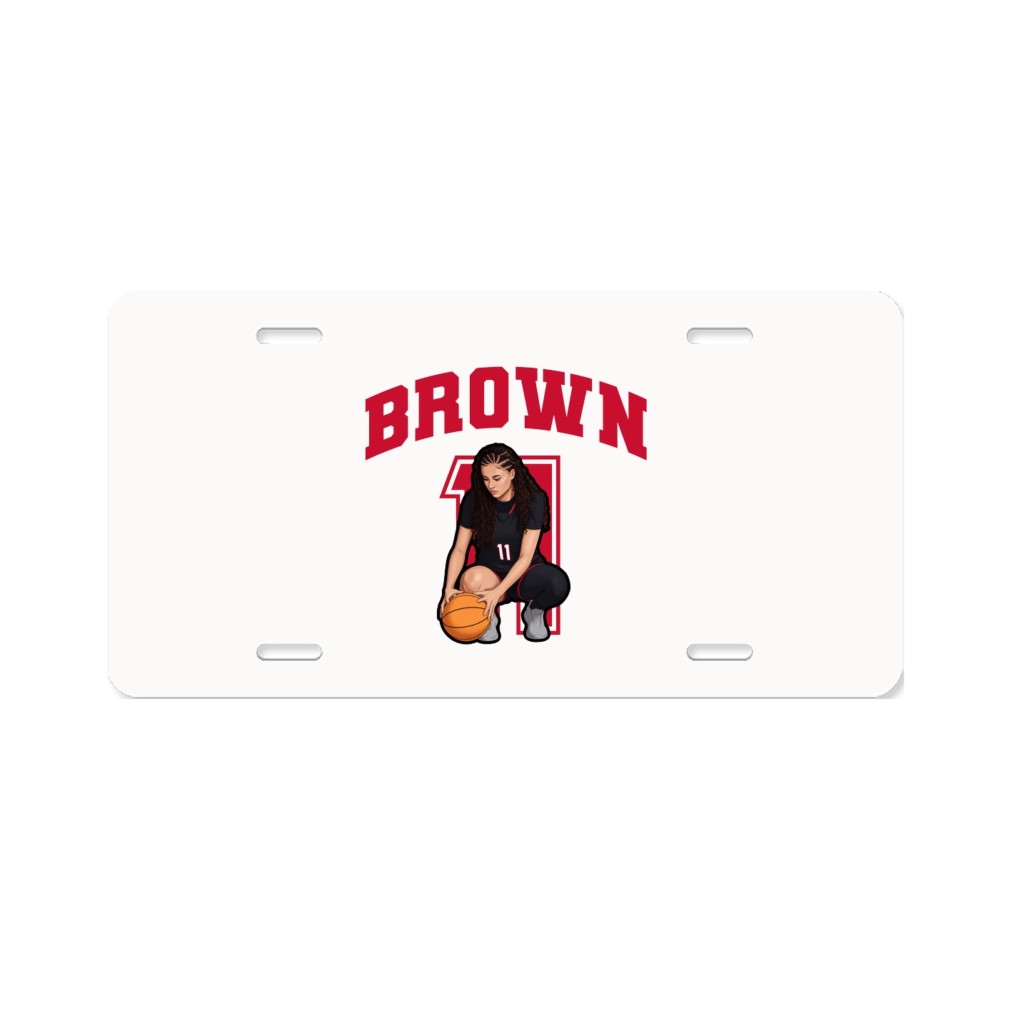 License Plate — Number in Classic