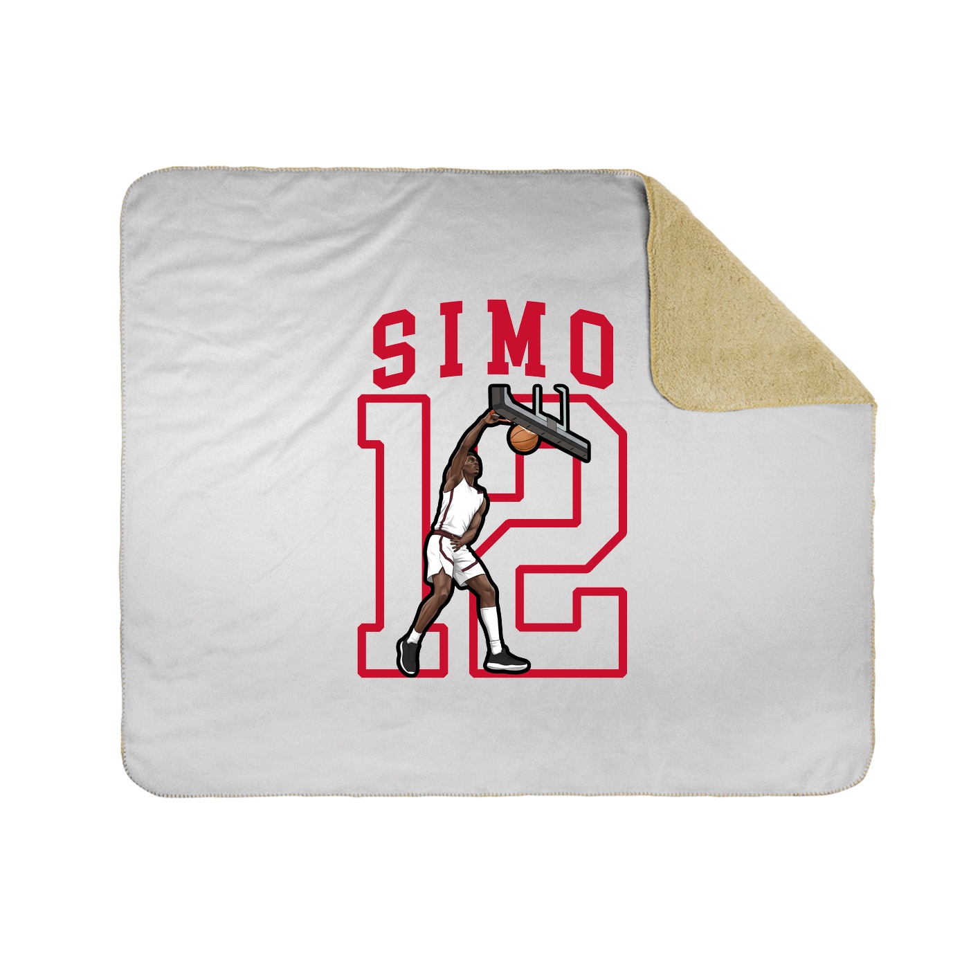 Throw Blanket — Shirsey in White