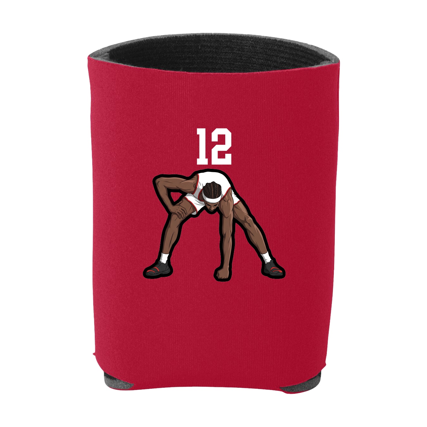Can Holder — Number Top in Red