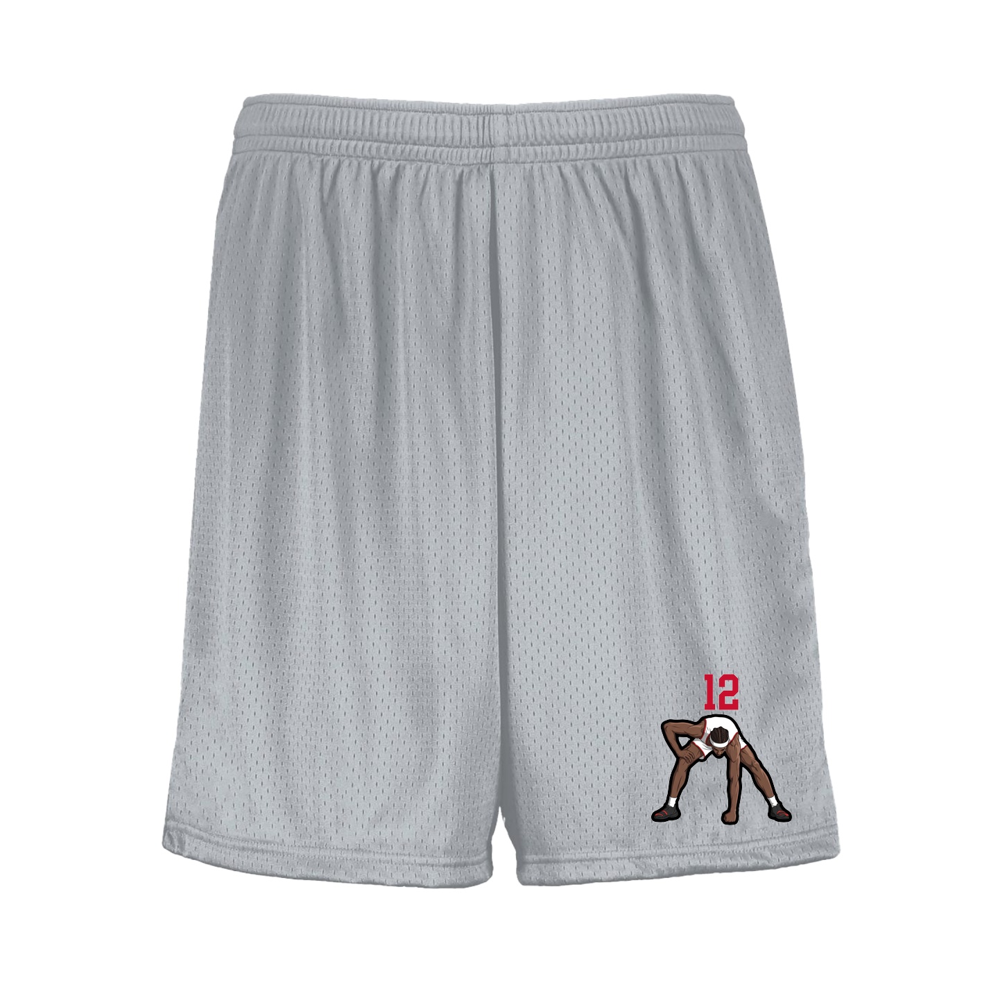 Shorts — Number Top in Silver