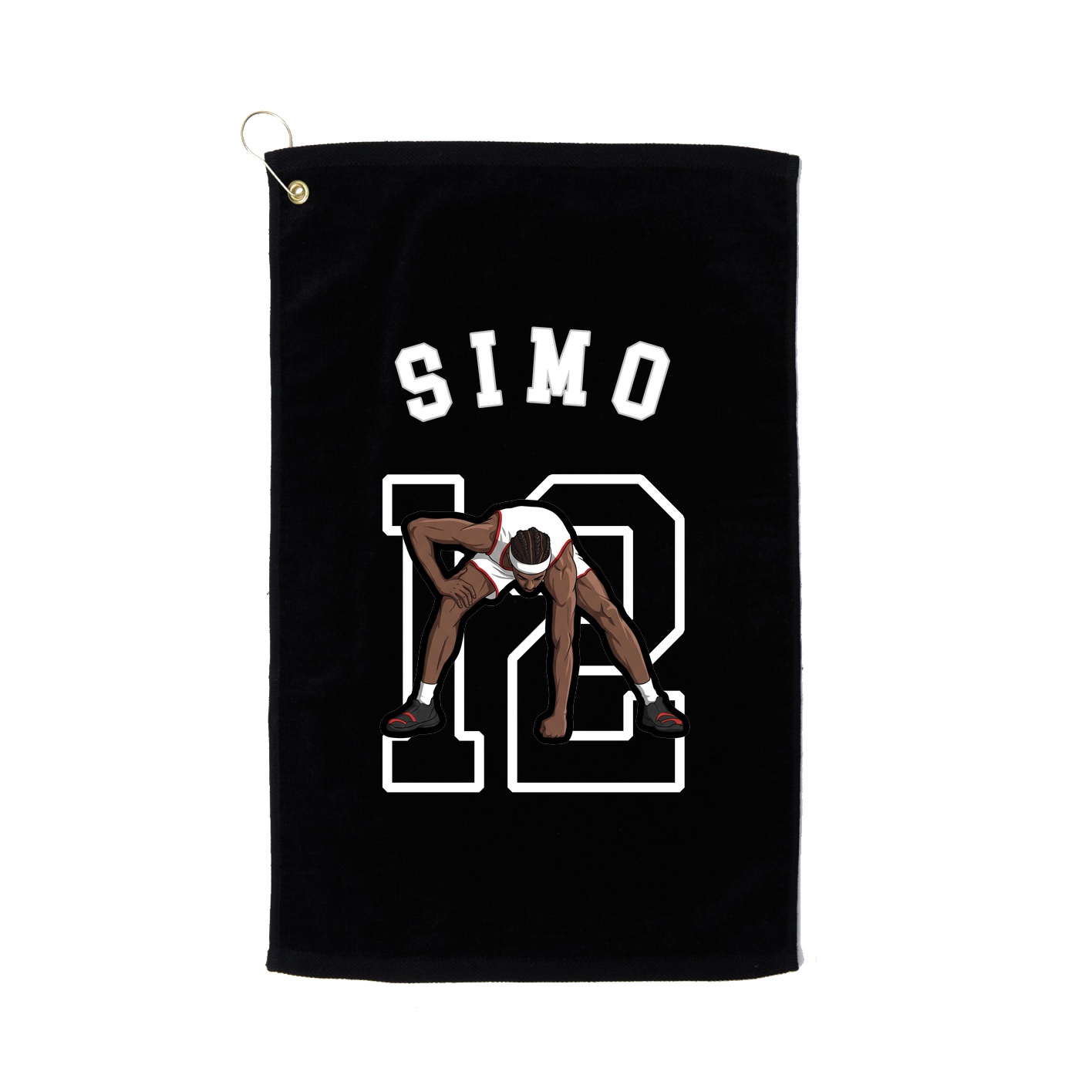 Golf Towel — Shirsey Arch in Black