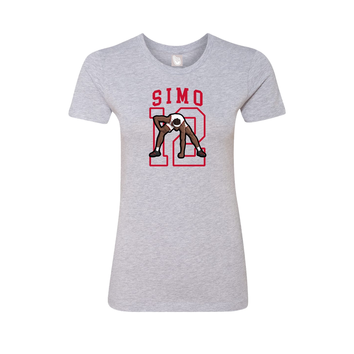Fitted Women's Tee — Shirsey in Grey