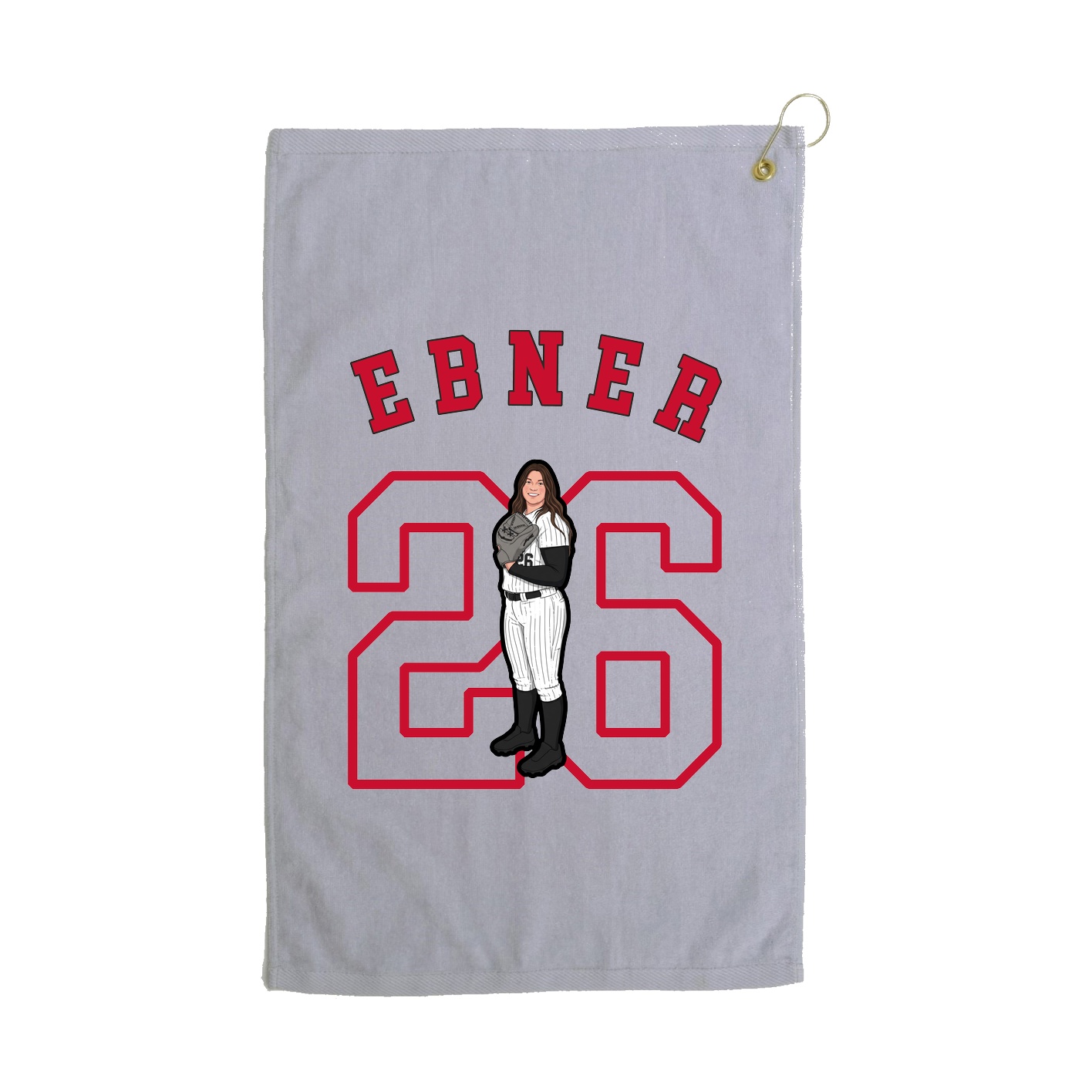 Golf Towel — Shirsey Arch in Grey