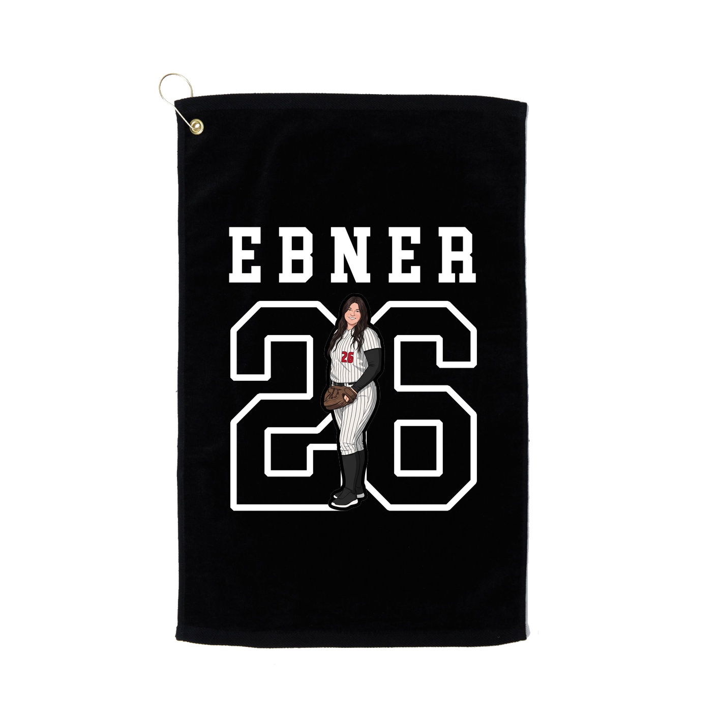 Golf Towel — Shirsey in Black