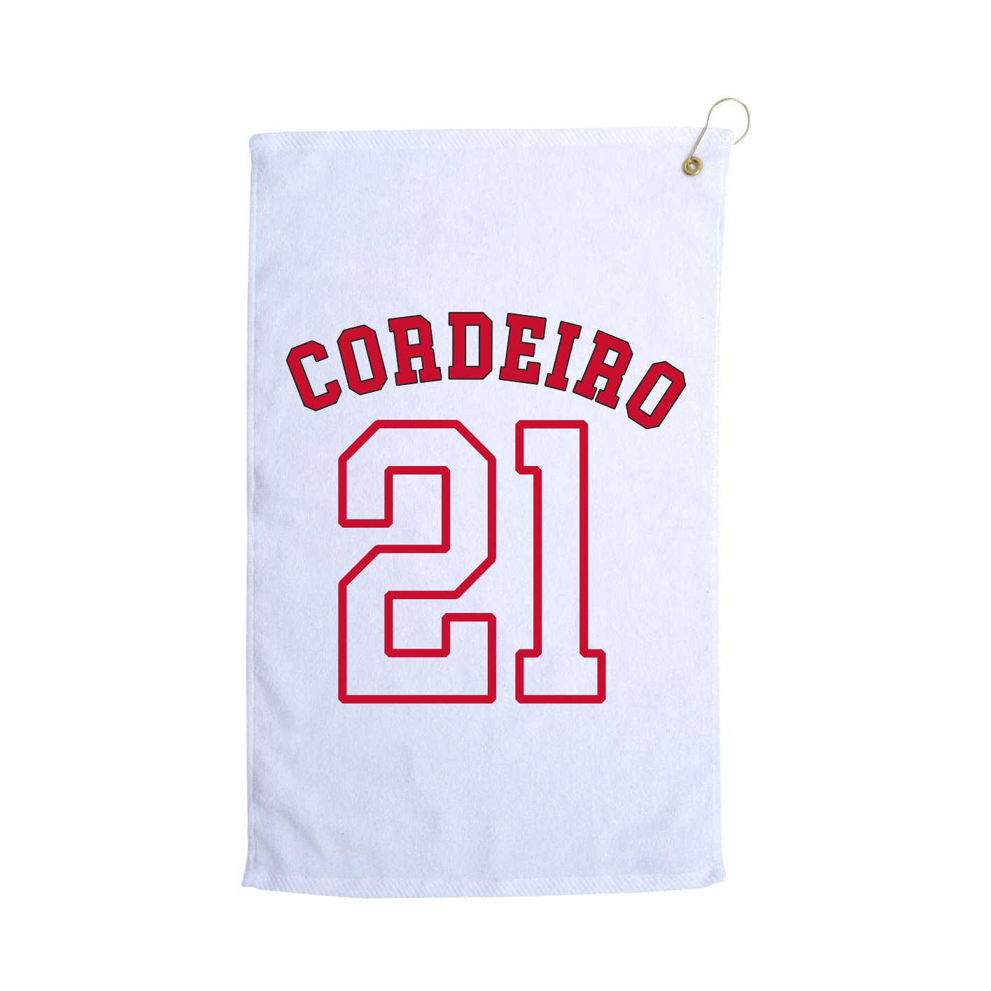 Golf Towel — Shirsey Arch in White