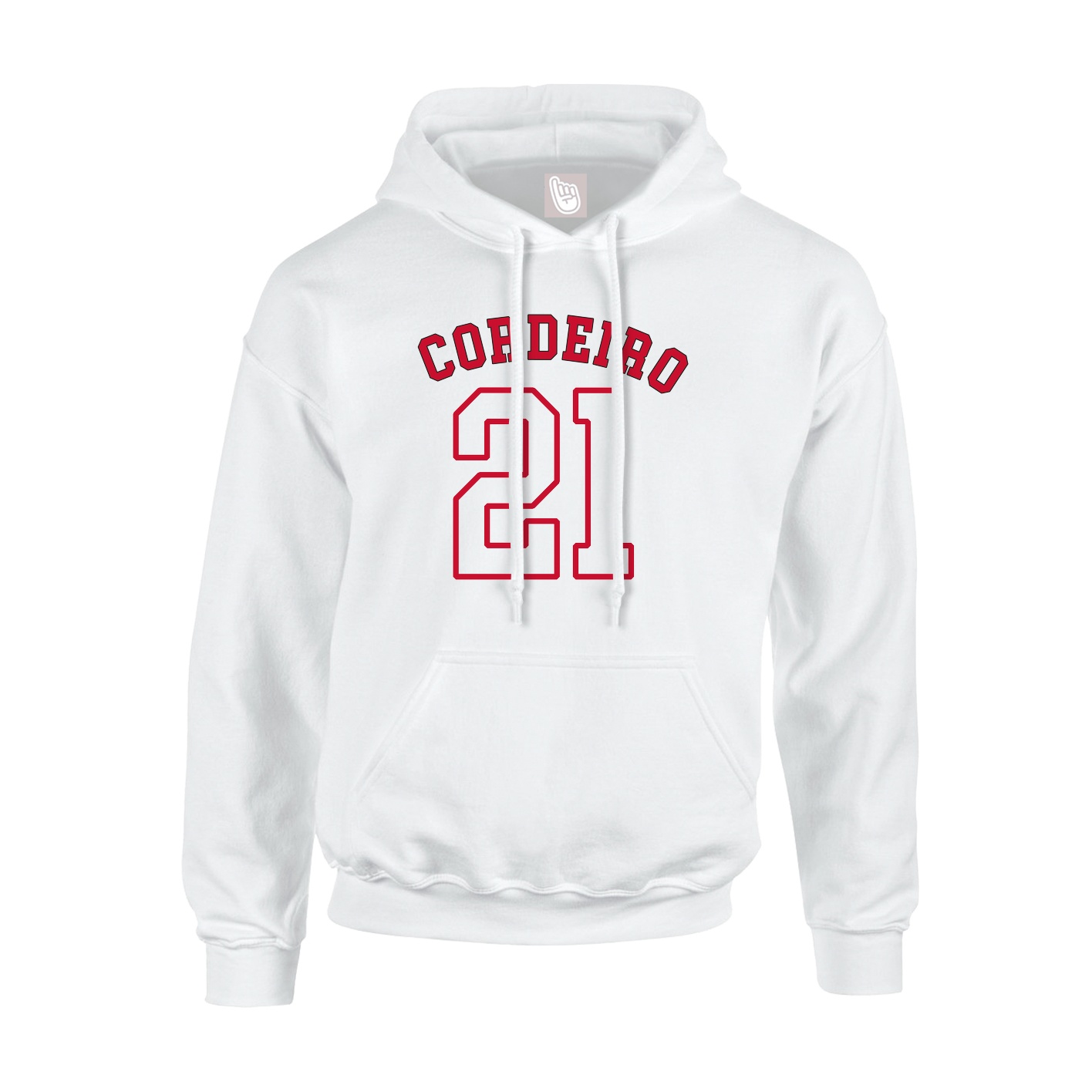 Hoodie — Shirsey Arch in White