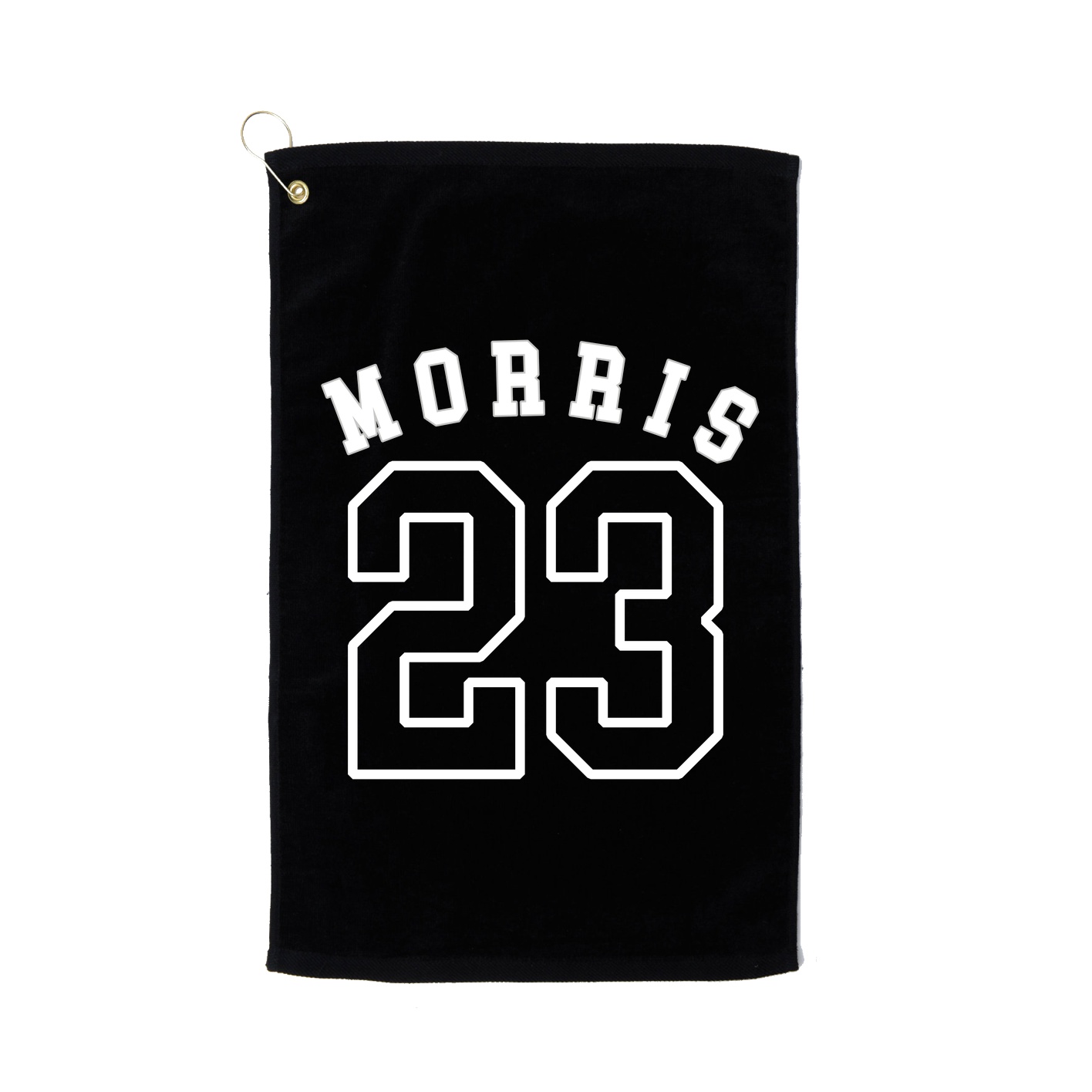 Golf Towel — Shirsey Arch in Black
