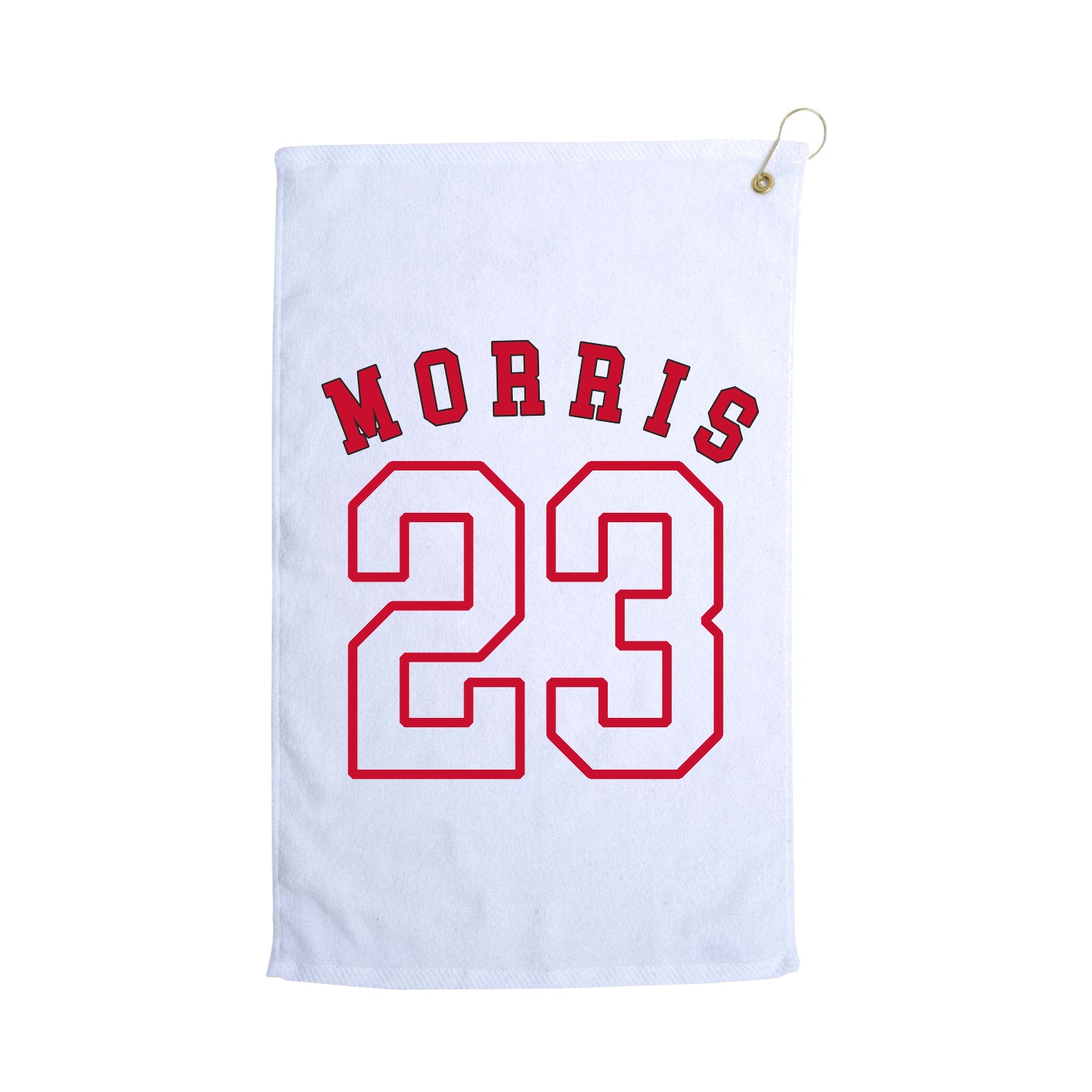 Golf Towel — Shirsey Arch in White
