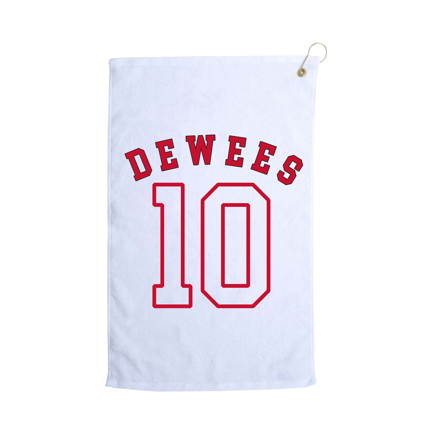 Golf Towel — Shirsey Arch in White