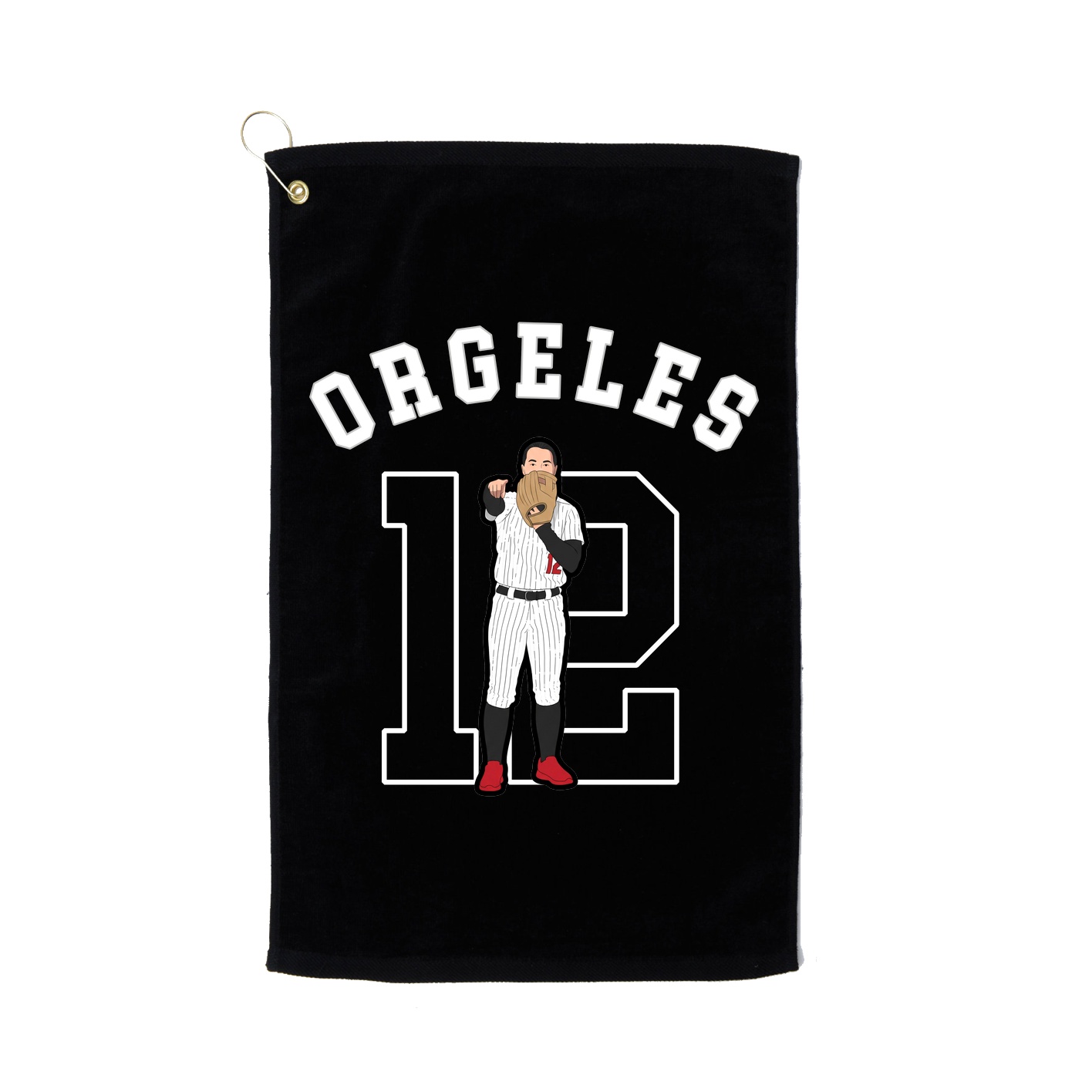 Golf Towel — Shirsey Arch in Black