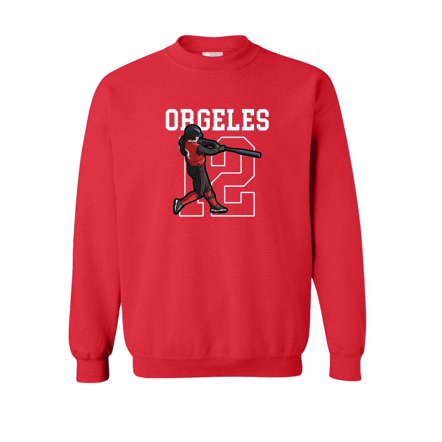 Fleece Crew — Shirsey in Red