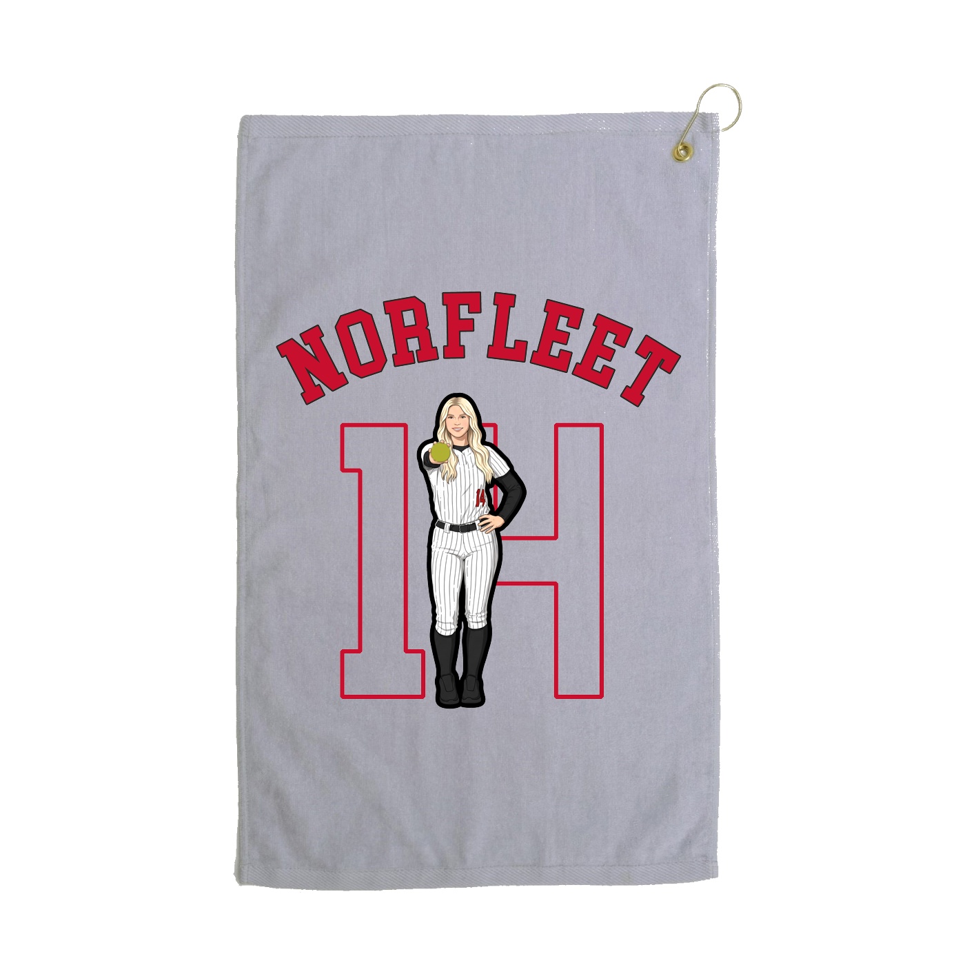 Golf Towel — Shirsey Arch in Grey