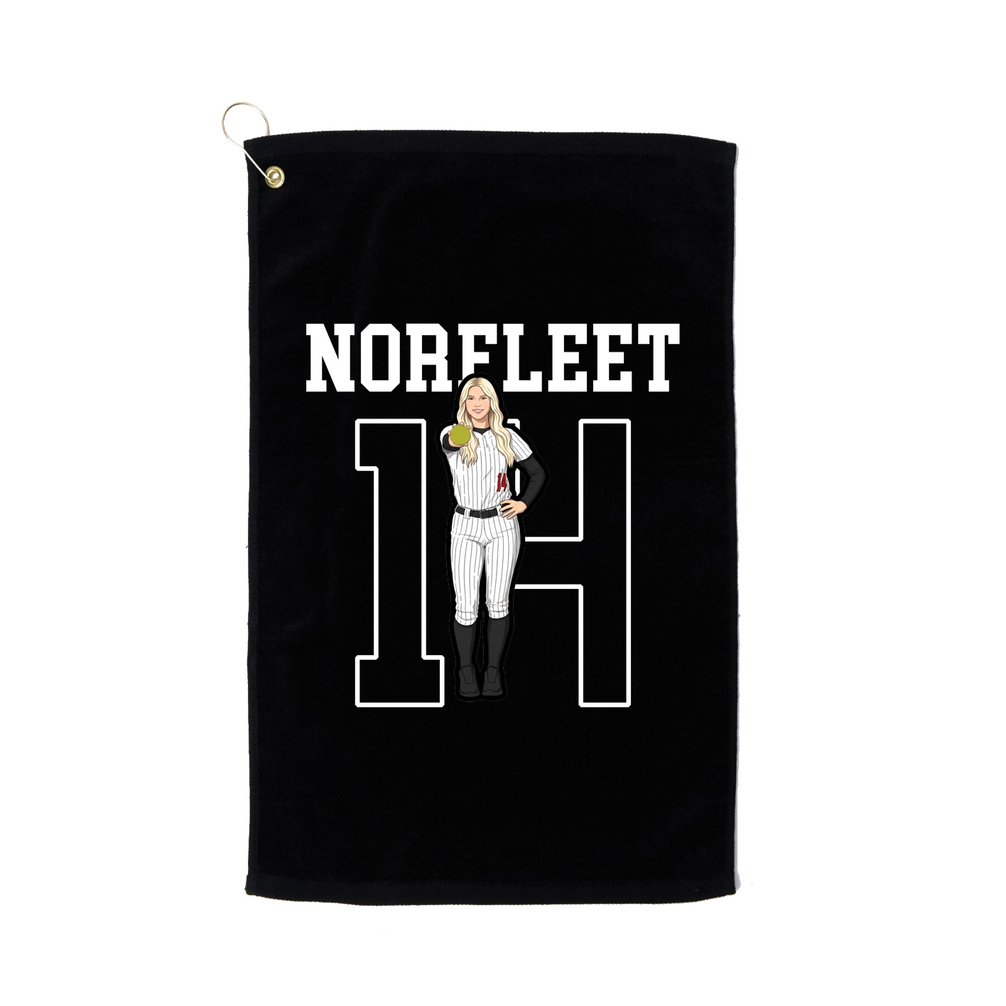 Golf Towel — Shirsey in Black