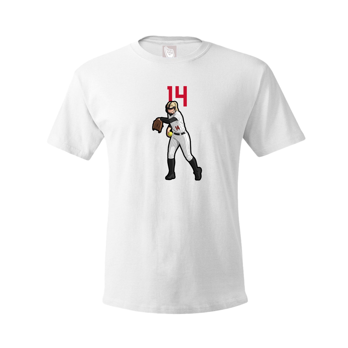 Tee — Number Top in White