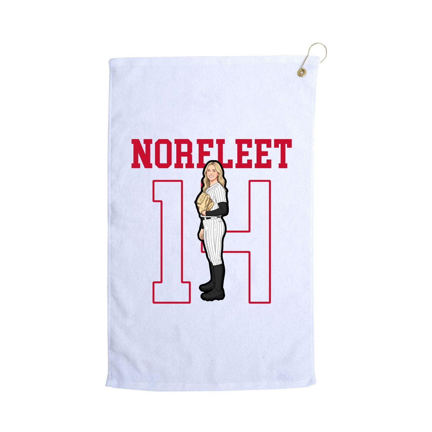 Golf Towel — Shirsey in White