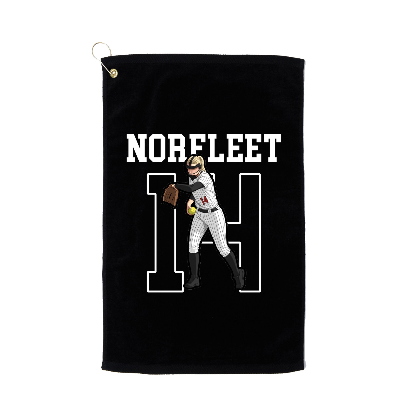 Golf Towel — Shirsey in Black