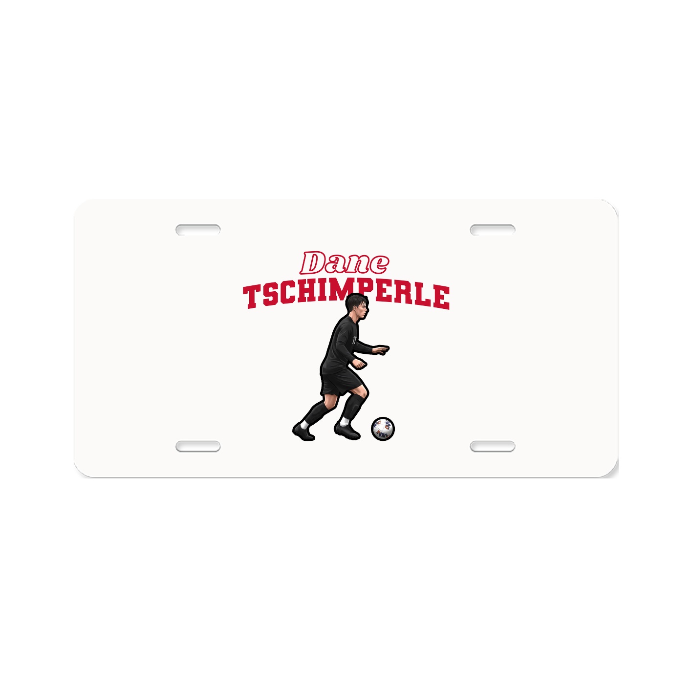 License Plate — Name Arch in Classic