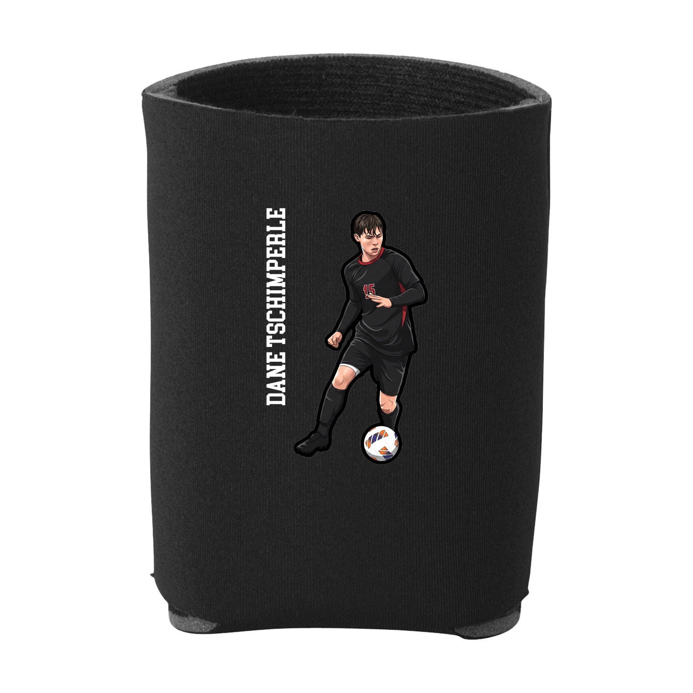 Can Holder — Name Vertical in Black