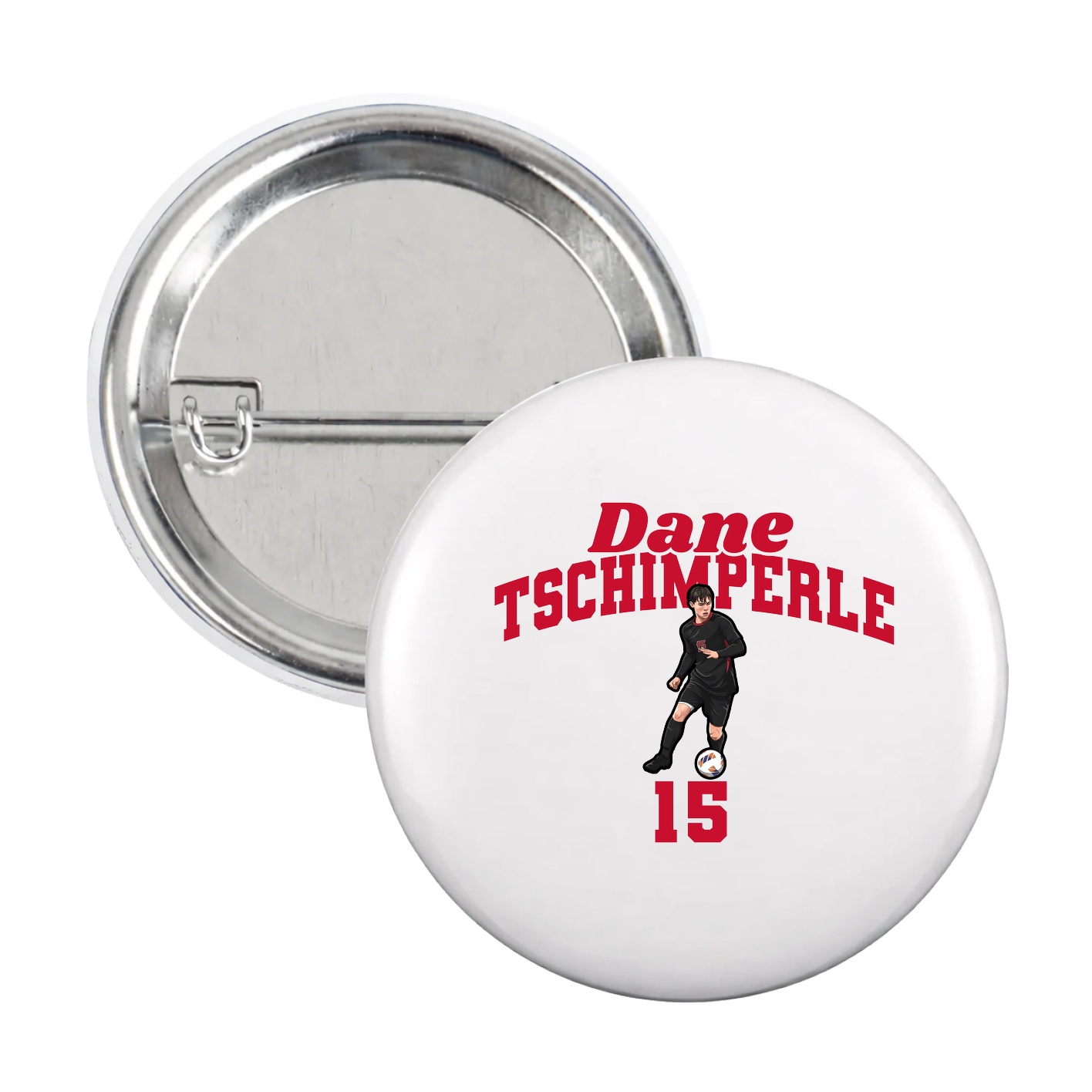 Game Day Button — Signature Arch in White