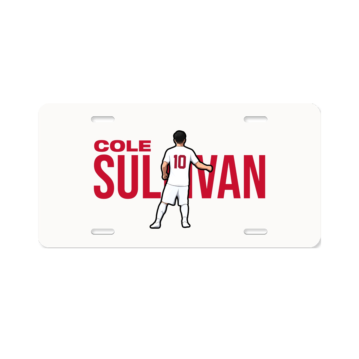 License Plate — Player Name in Classic