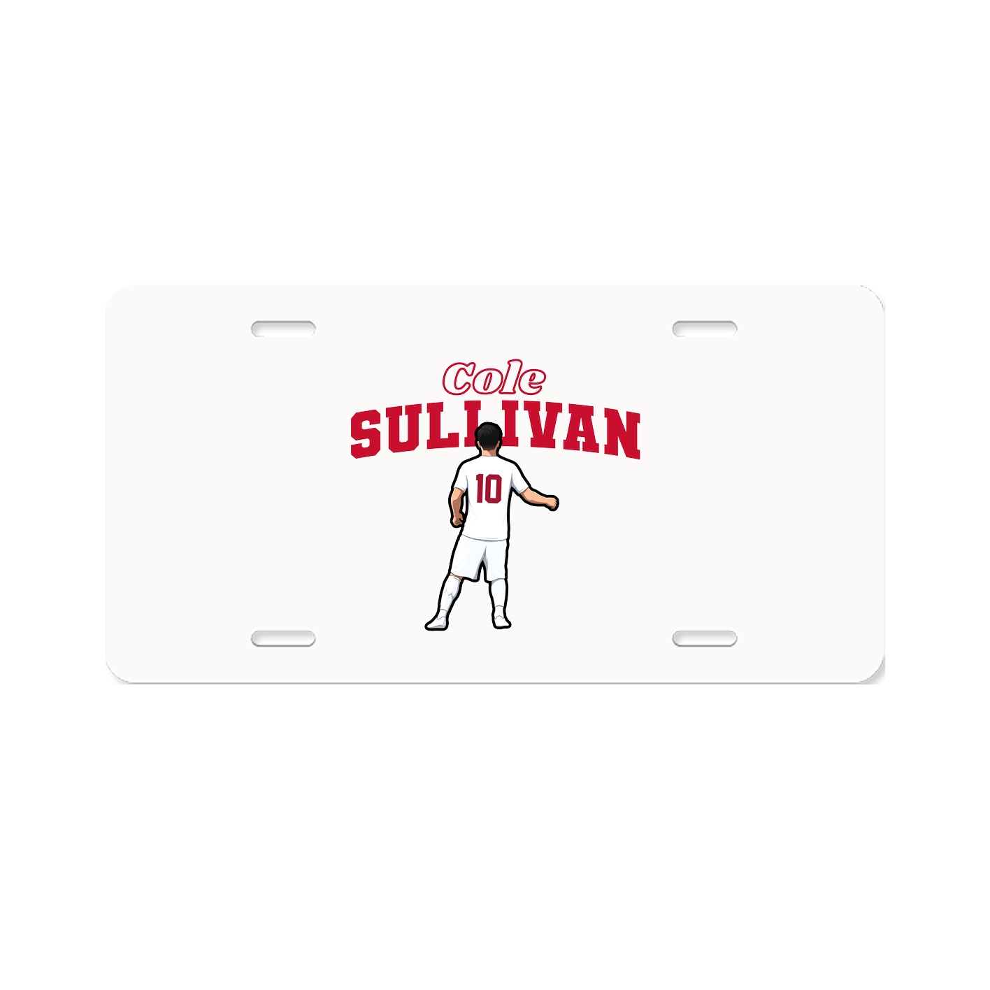License Plate — Name Arch in Classic