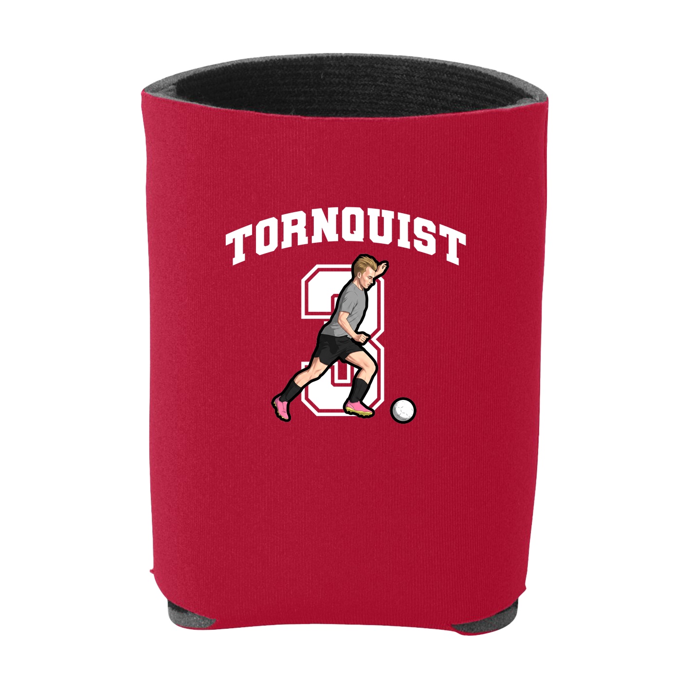 Can Holder — Number in Red