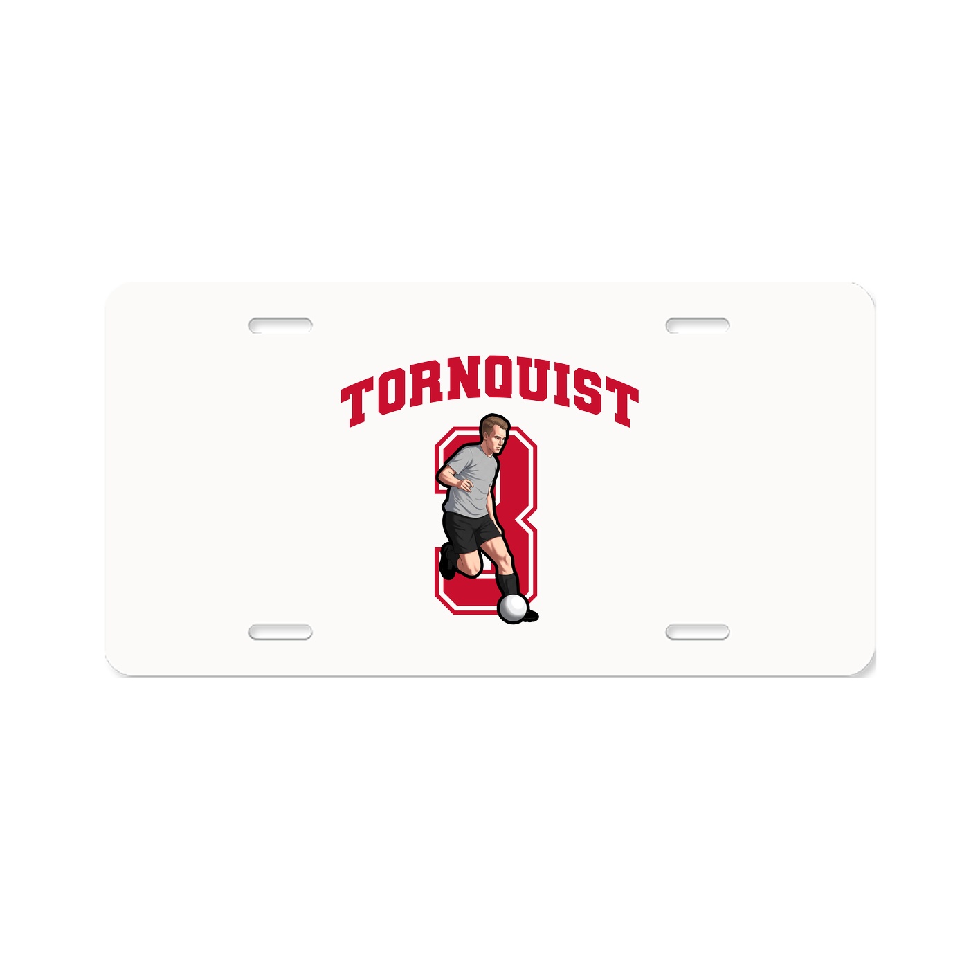 License Plate — Number in Classic