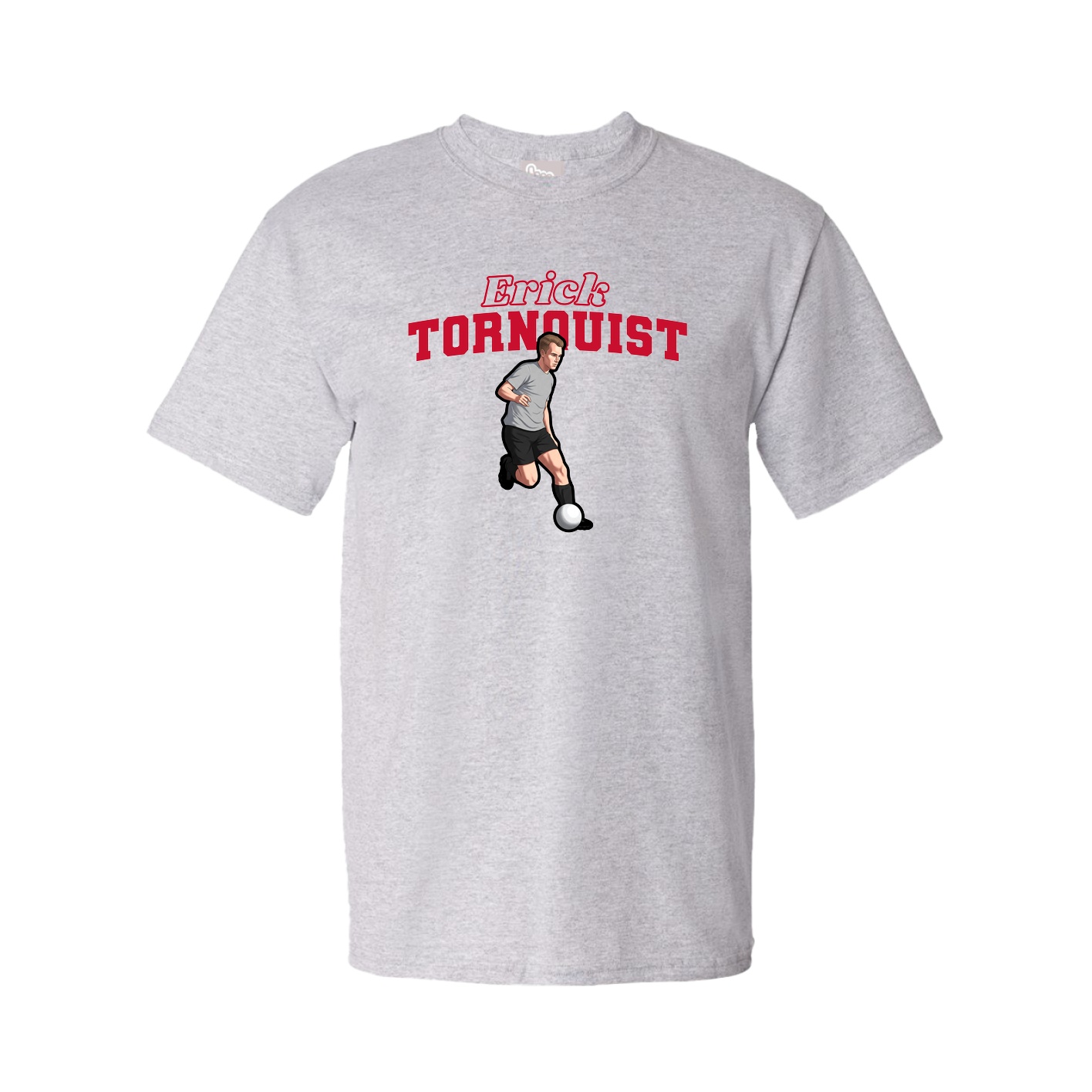Tee — Name Arch in Grey