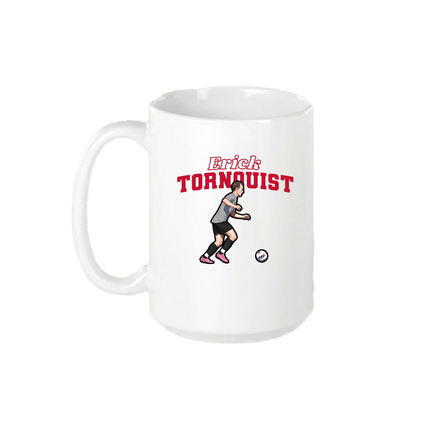 15oz Coffee Mug — Name Arch in White